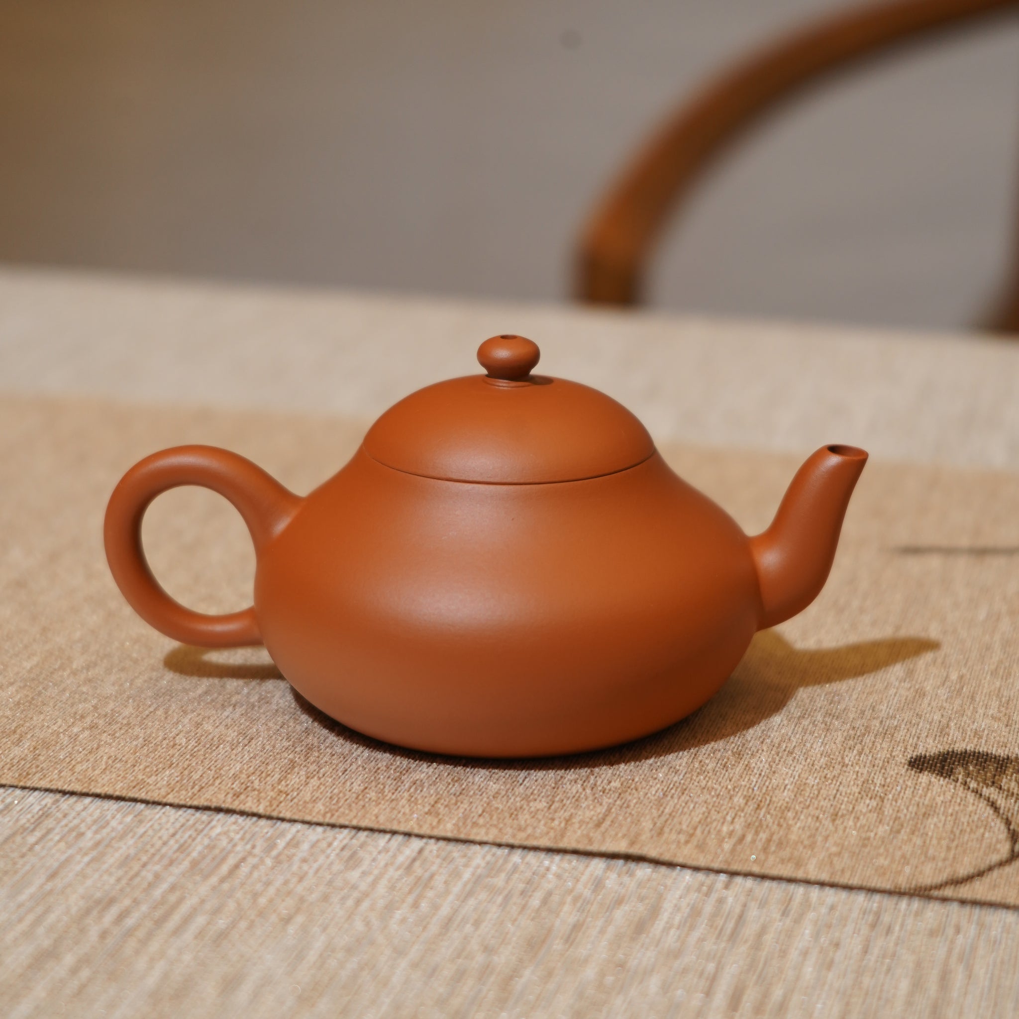 *新品*【矮梨】全手工潮州朱泥手拉茶壺