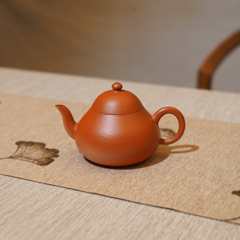 *新品*【梨壺】全手工原礦潮州朱泥手拉茶壺