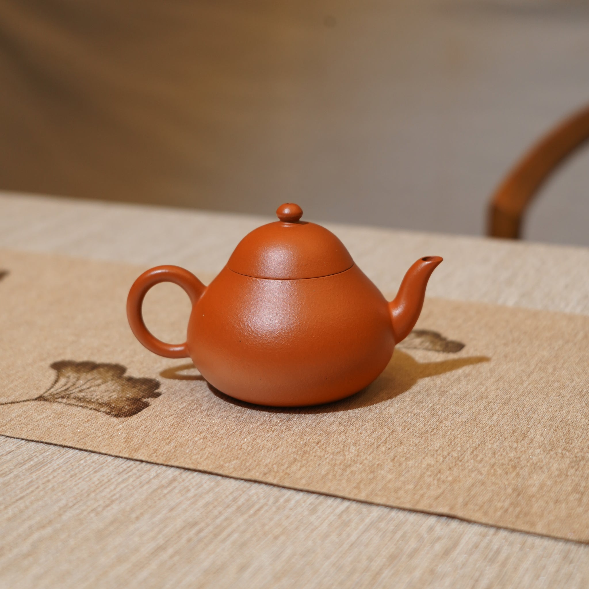 *新品*【梨壺】全手工原礦潮州朱泥手拉茶壺