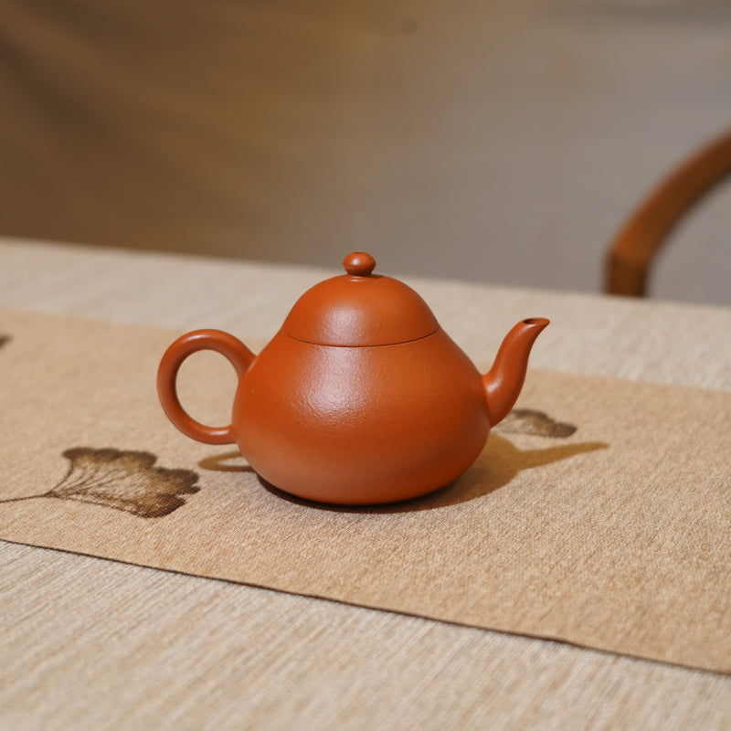 *新品*【梨壺】全手工原礦潮州朱泥手拉茶壺