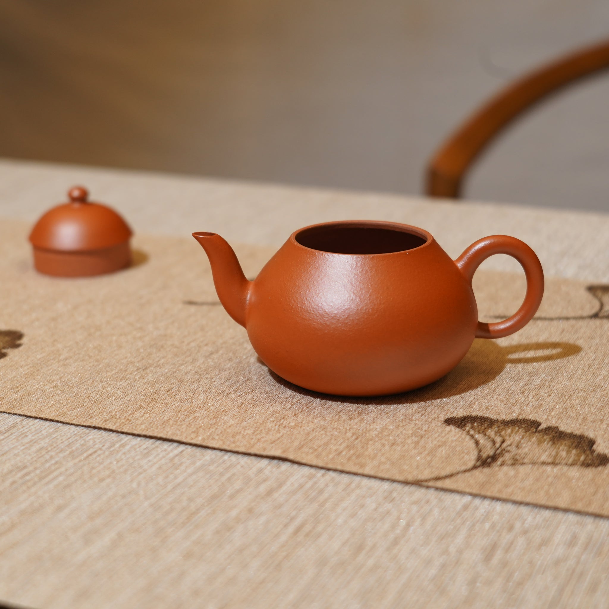 *新品*【梨壺】全手工原礦潮州朱泥手拉茶壺