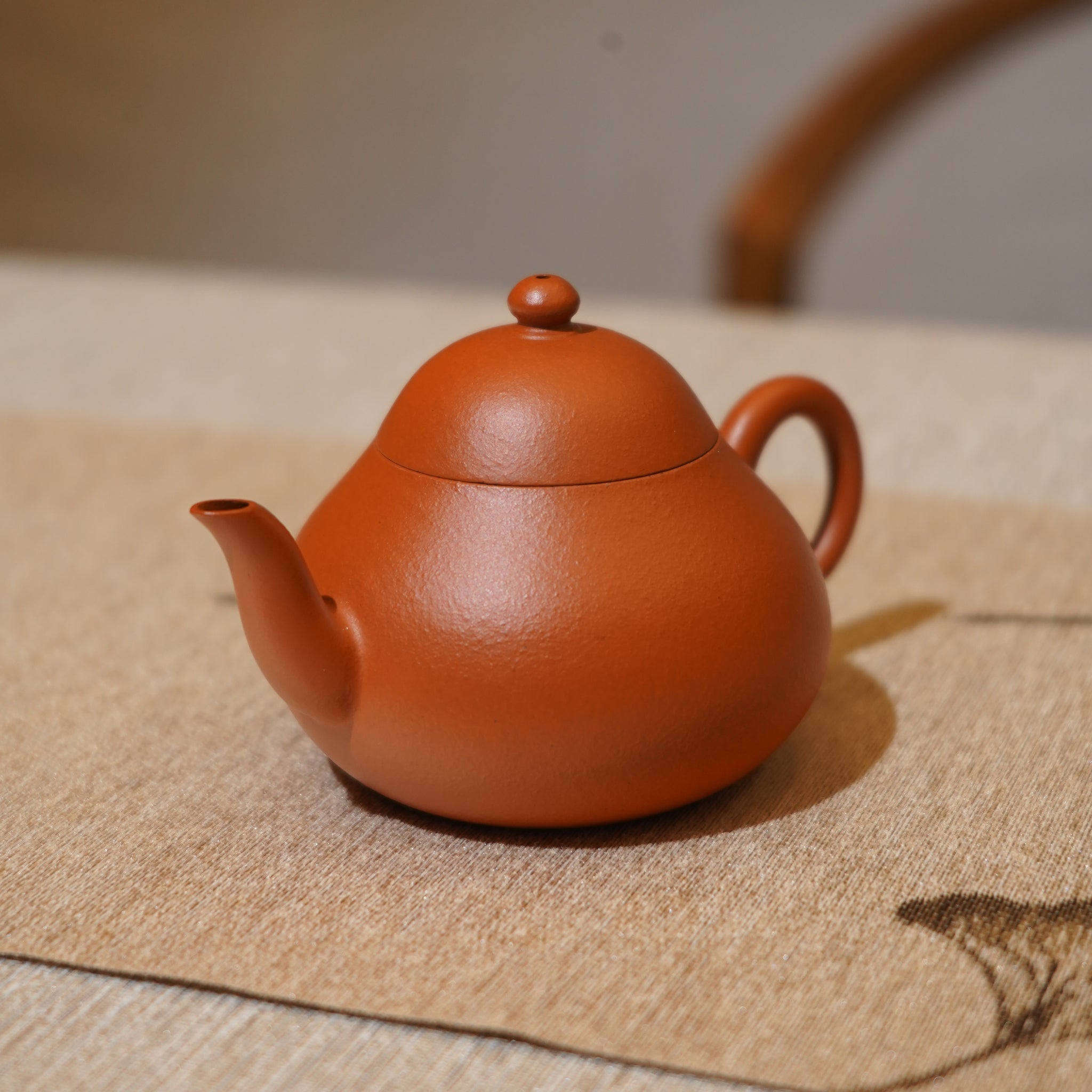 *新品*【梨壺】全手工原礦潮州朱泥手拉茶壺