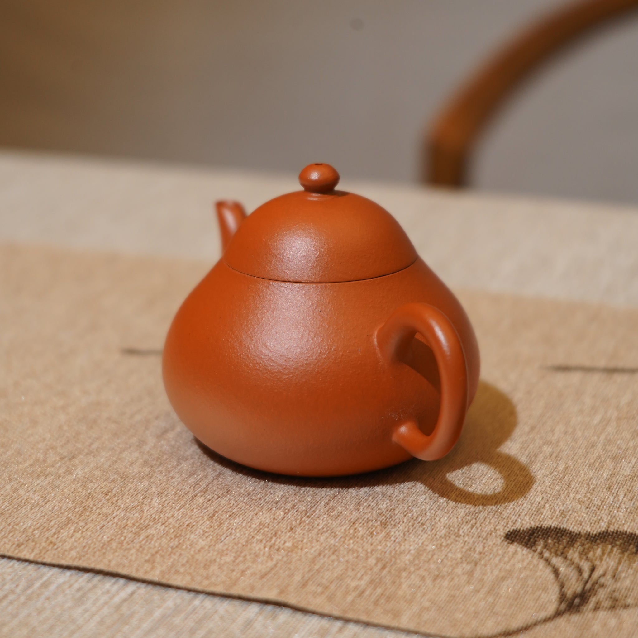 *新品*【梨壺】全手工原礦潮州朱泥手拉茶壺