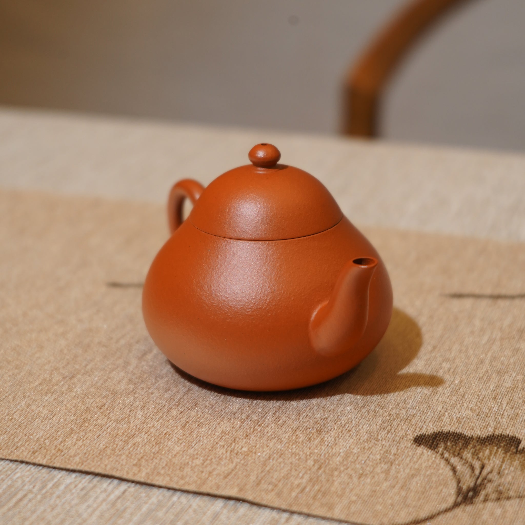 *新品*【梨壺】全手工原礦潮州朱泥手拉茶壺