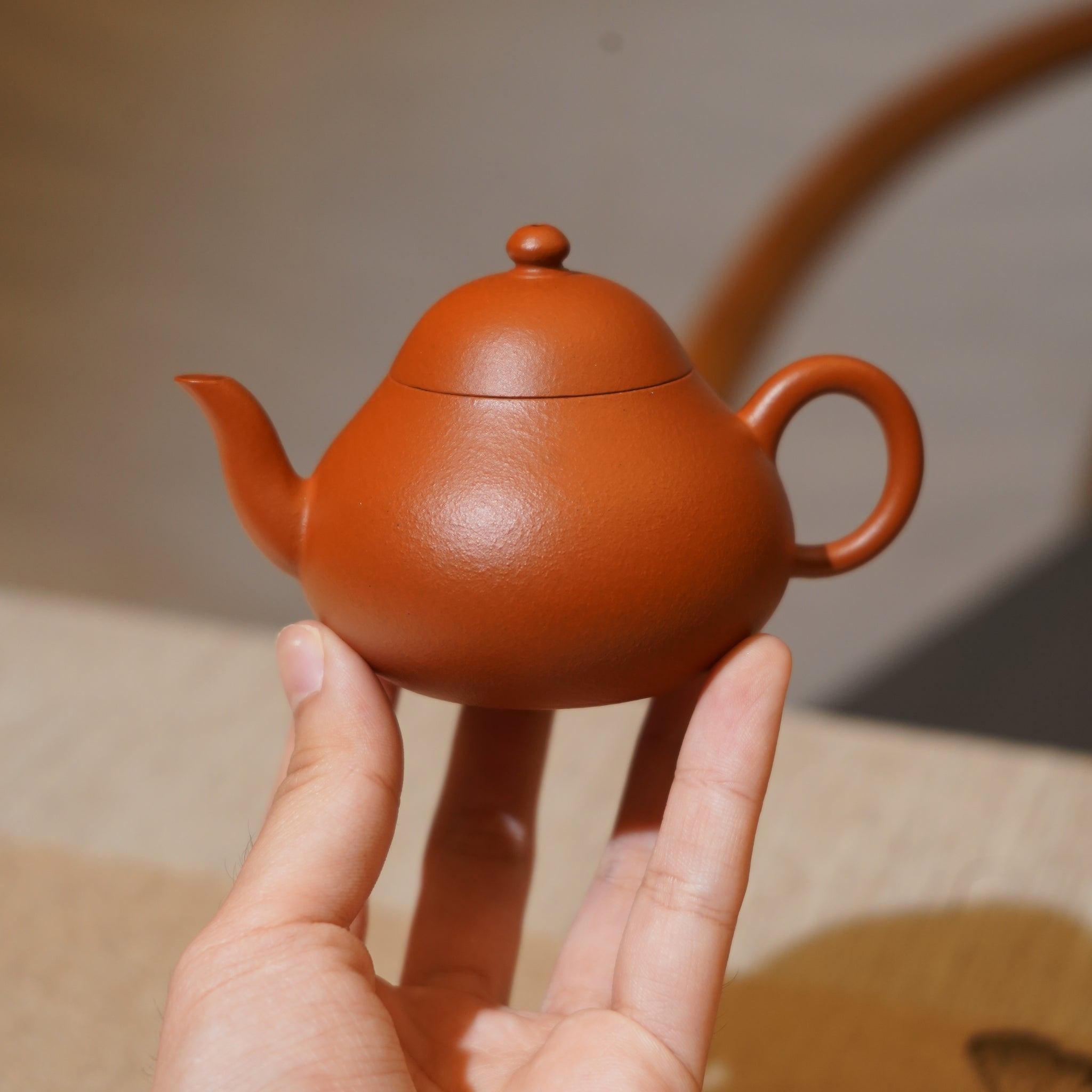 *新品*【梨壺】全手工原礦潮州朱泥手拉茶壺
