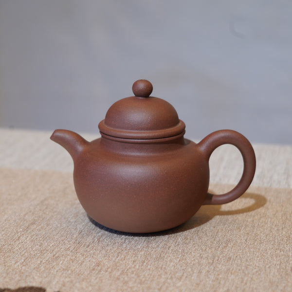 （已售出）*新品*【壽珍掇球】全手工原礦紫泥紫砂茶壺