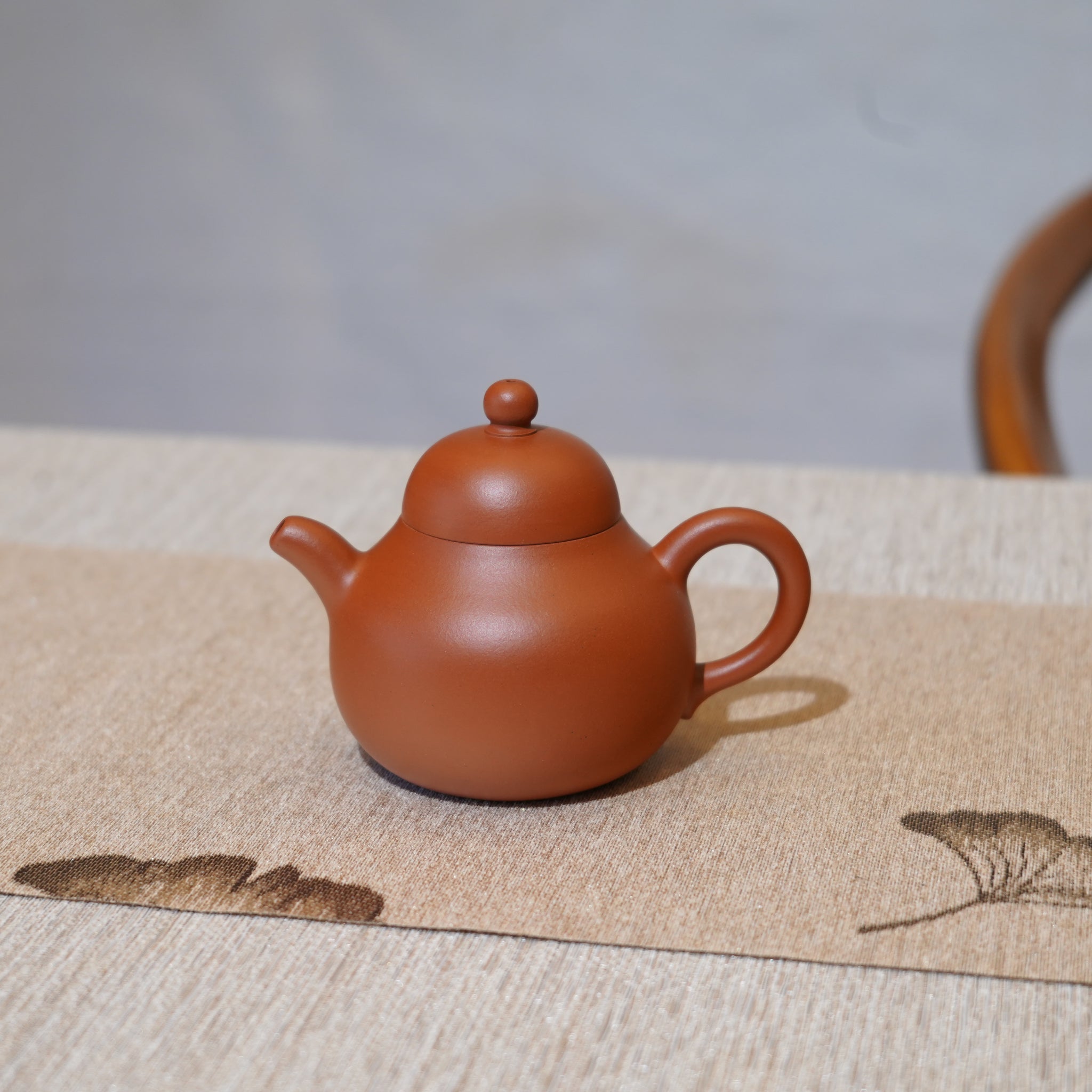 （已售出）*新品*【翼斋蓮子壺】全手工原礦朱泥紫砂茶壺