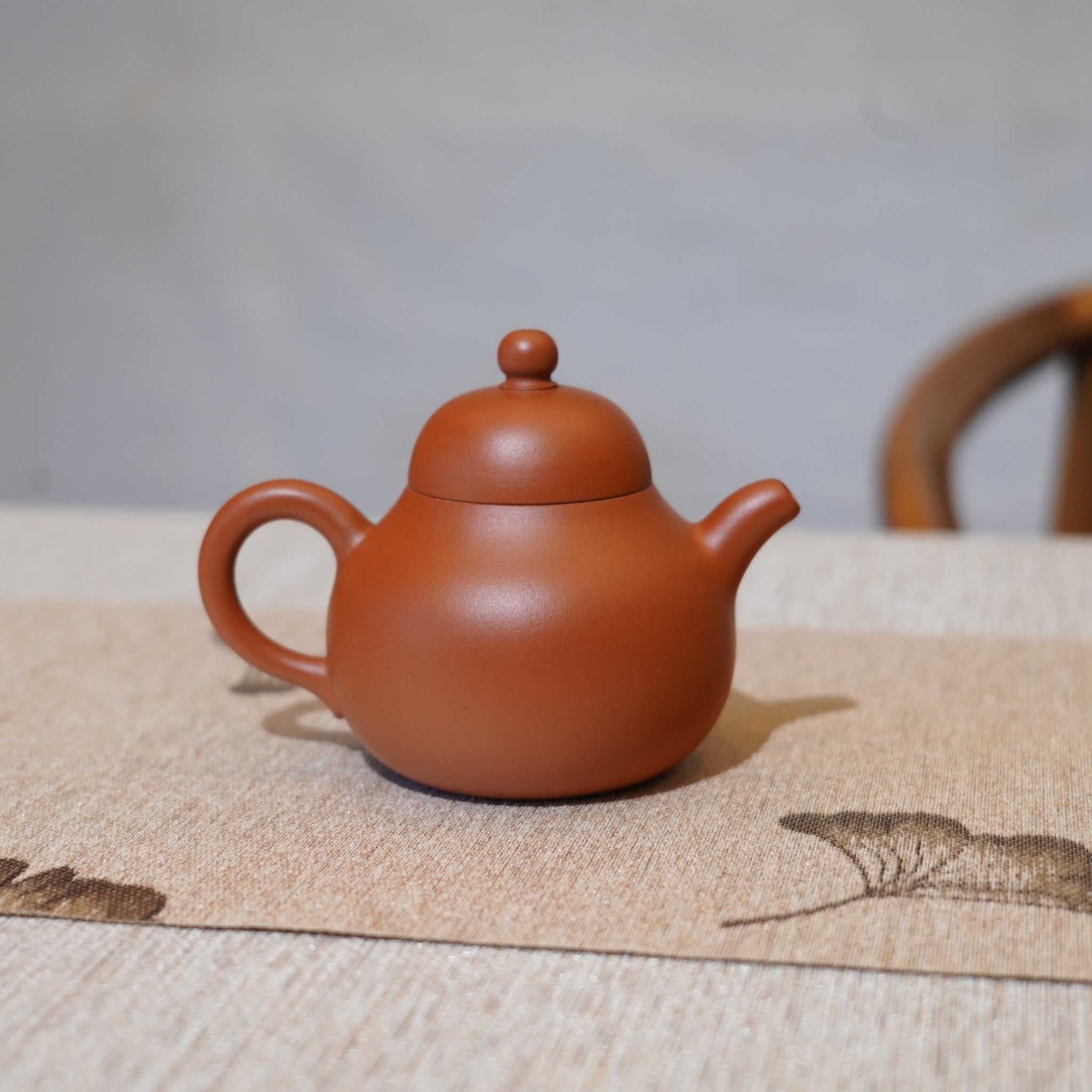 （已售出）*新品*【翼斋蓮子壺】全手工原礦朱泥紫砂茶壺