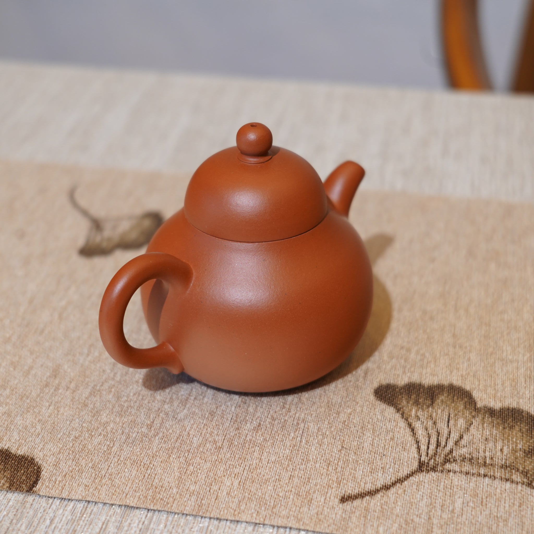 （已售出）*新品*【翼斋蓮子壺】全手工原礦朱泥紫砂茶壺