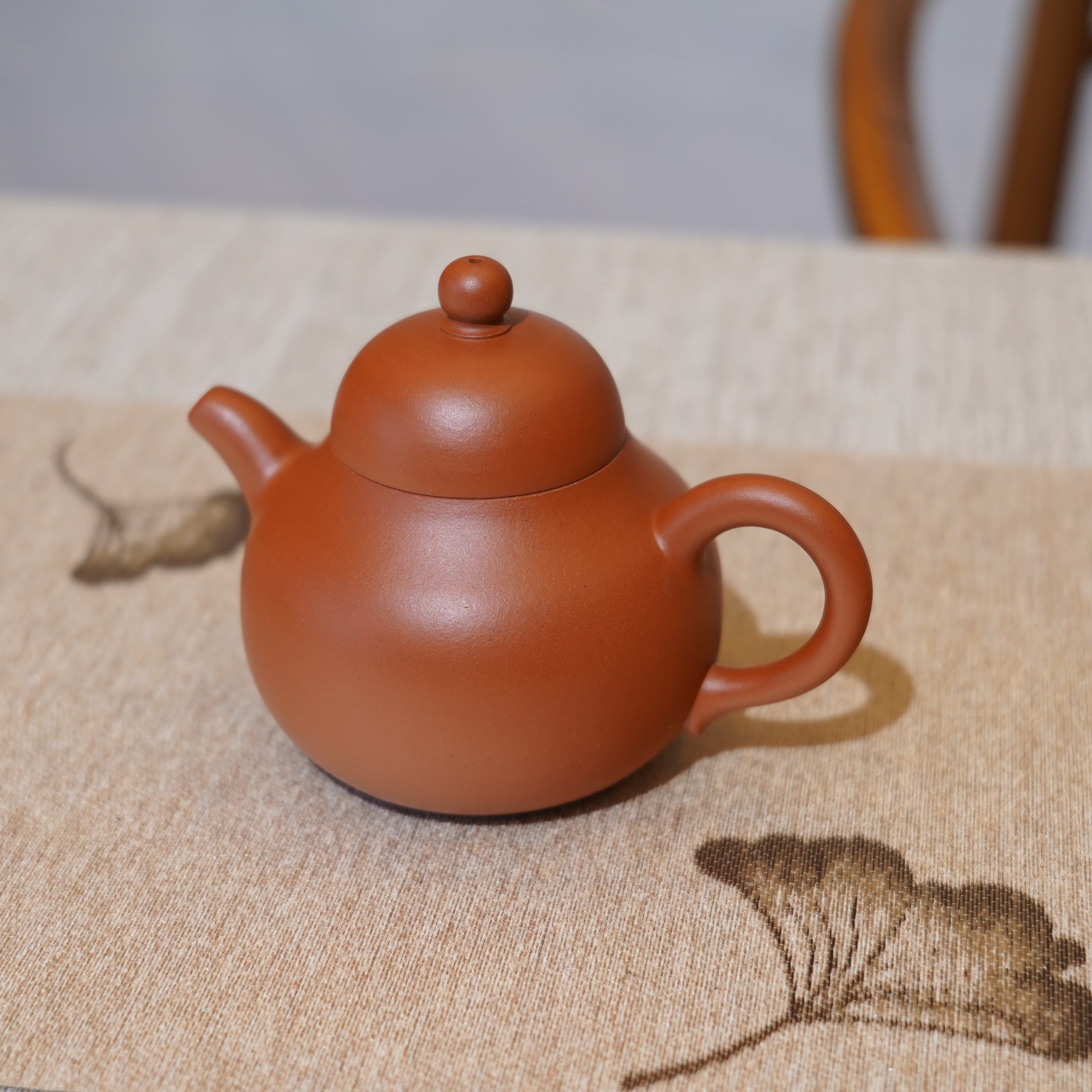 （已售出）*新品*【翼斋蓮子壺】全手工原礦朱泥紫砂茶壺