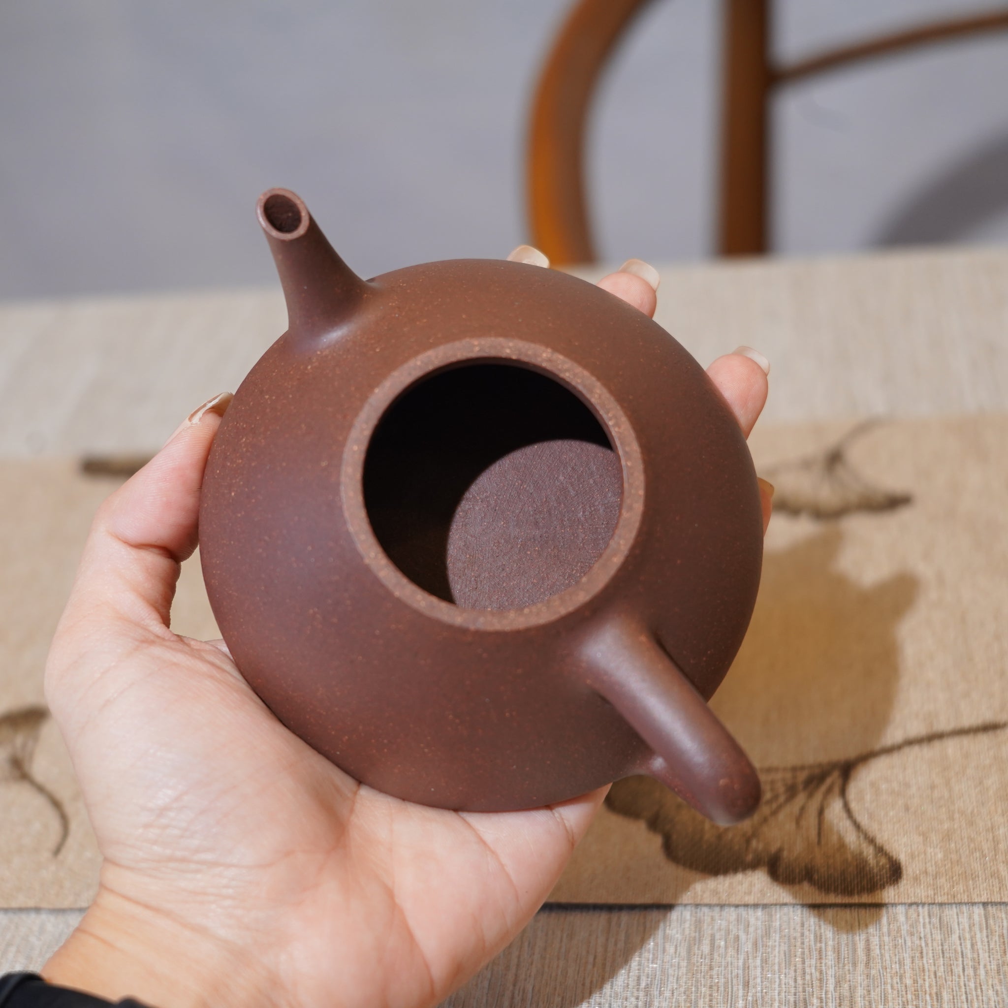 *新品*【岡山石瓢】全手工原礦紫泥紫砂茶壺