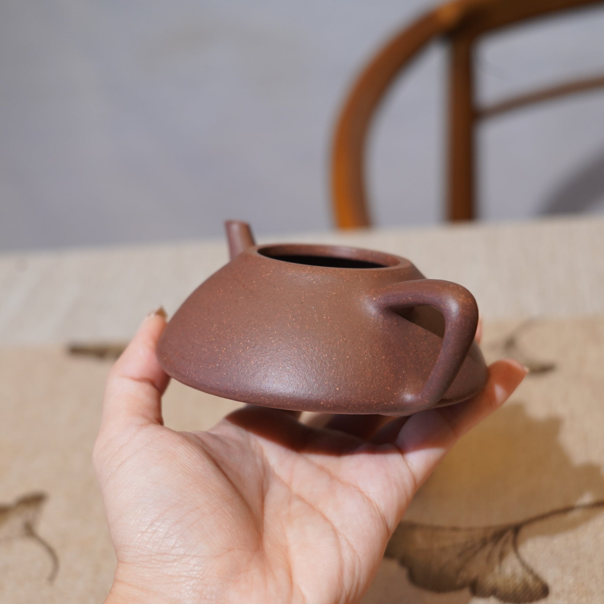 *新品*【岡山石瓢】全手工原礦紫泥紫砂茶壺