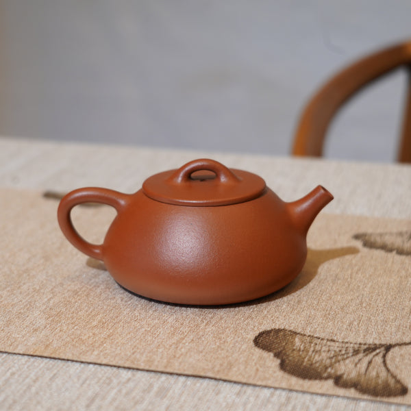 *新品*【石瓢】全手工原礦朱泥紫砂茶壺