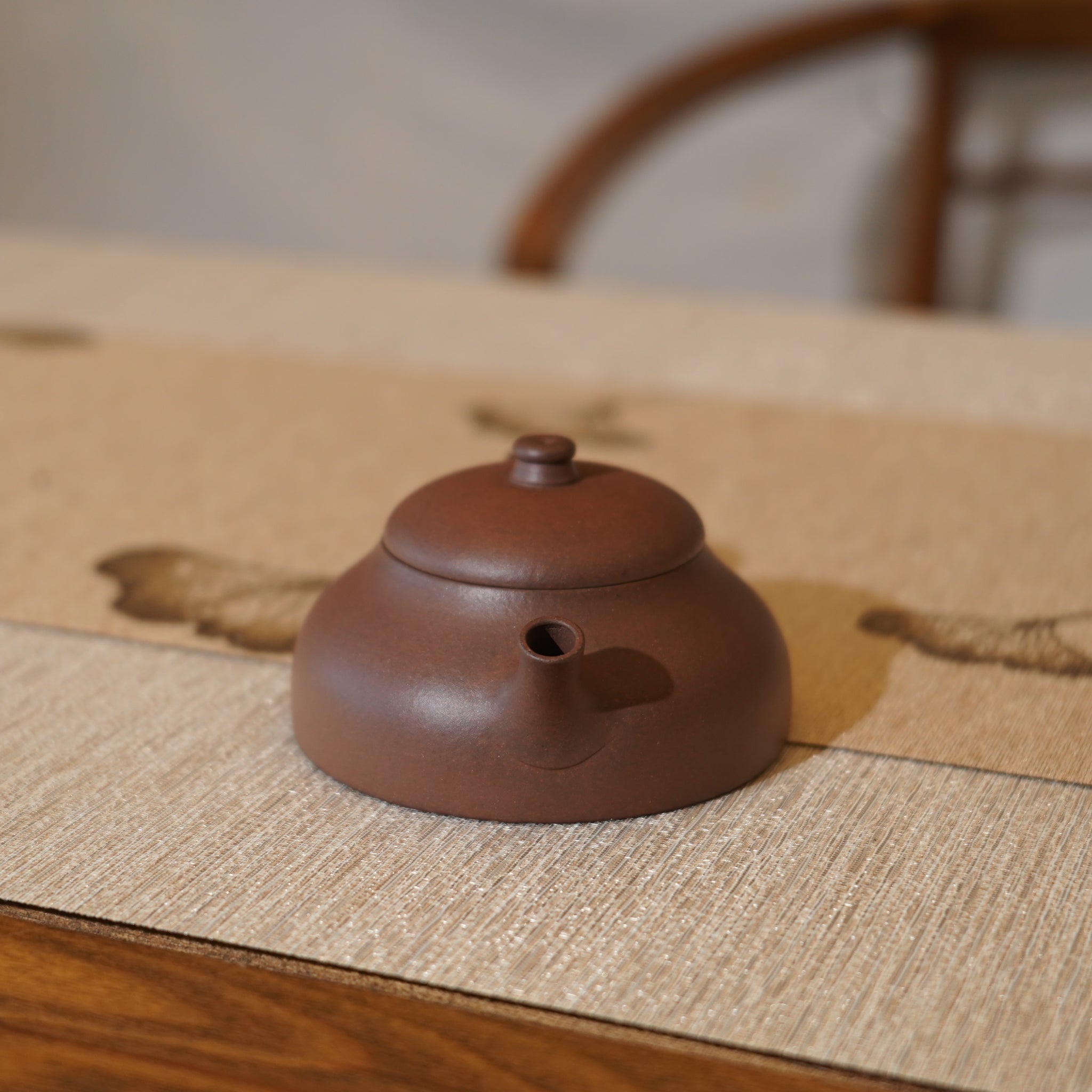 （已售出）*新品*【笠帽】全手工紫泥紫砂茶壺