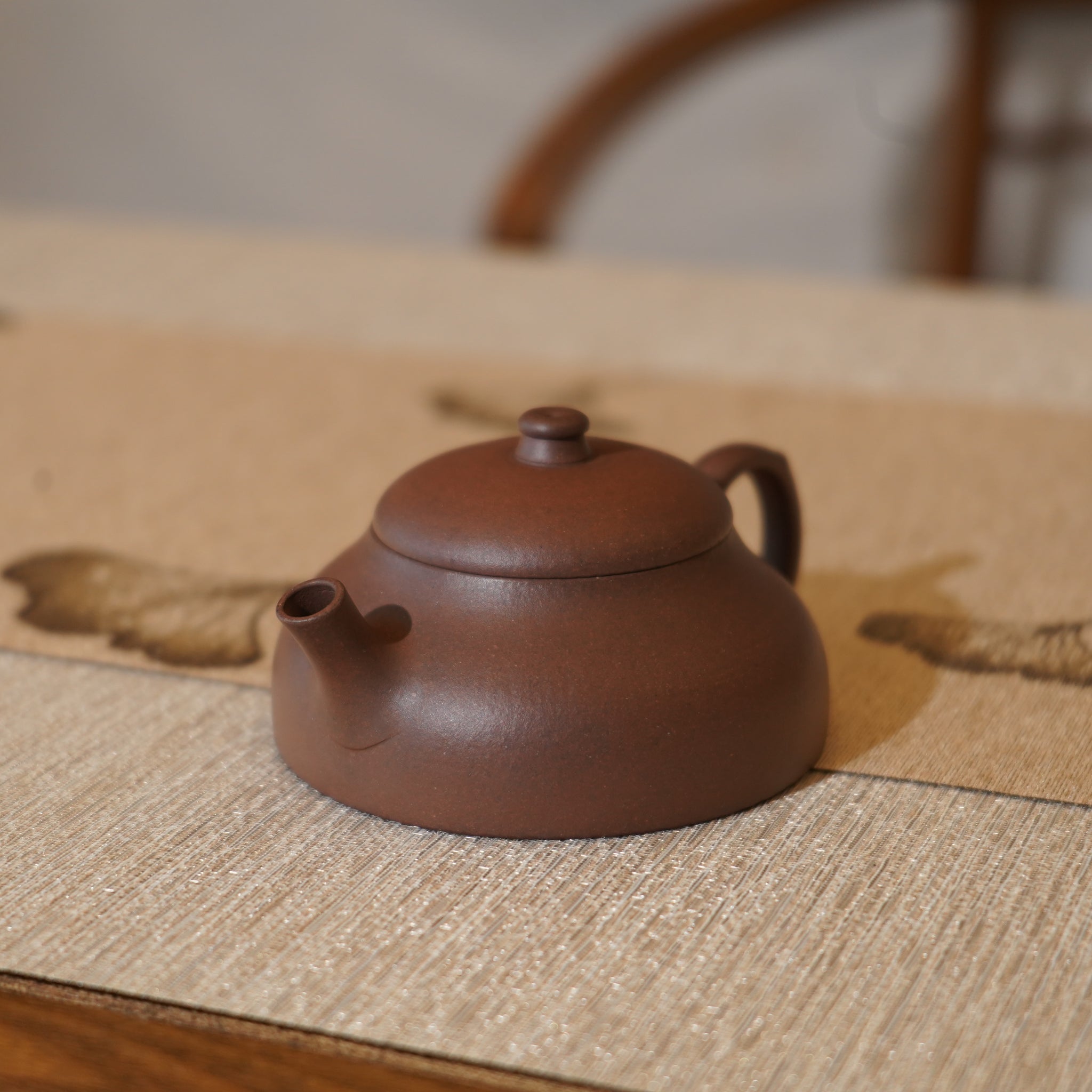 （已售出）*新品*【笠帽】全手工紫泥紫砂茶壺