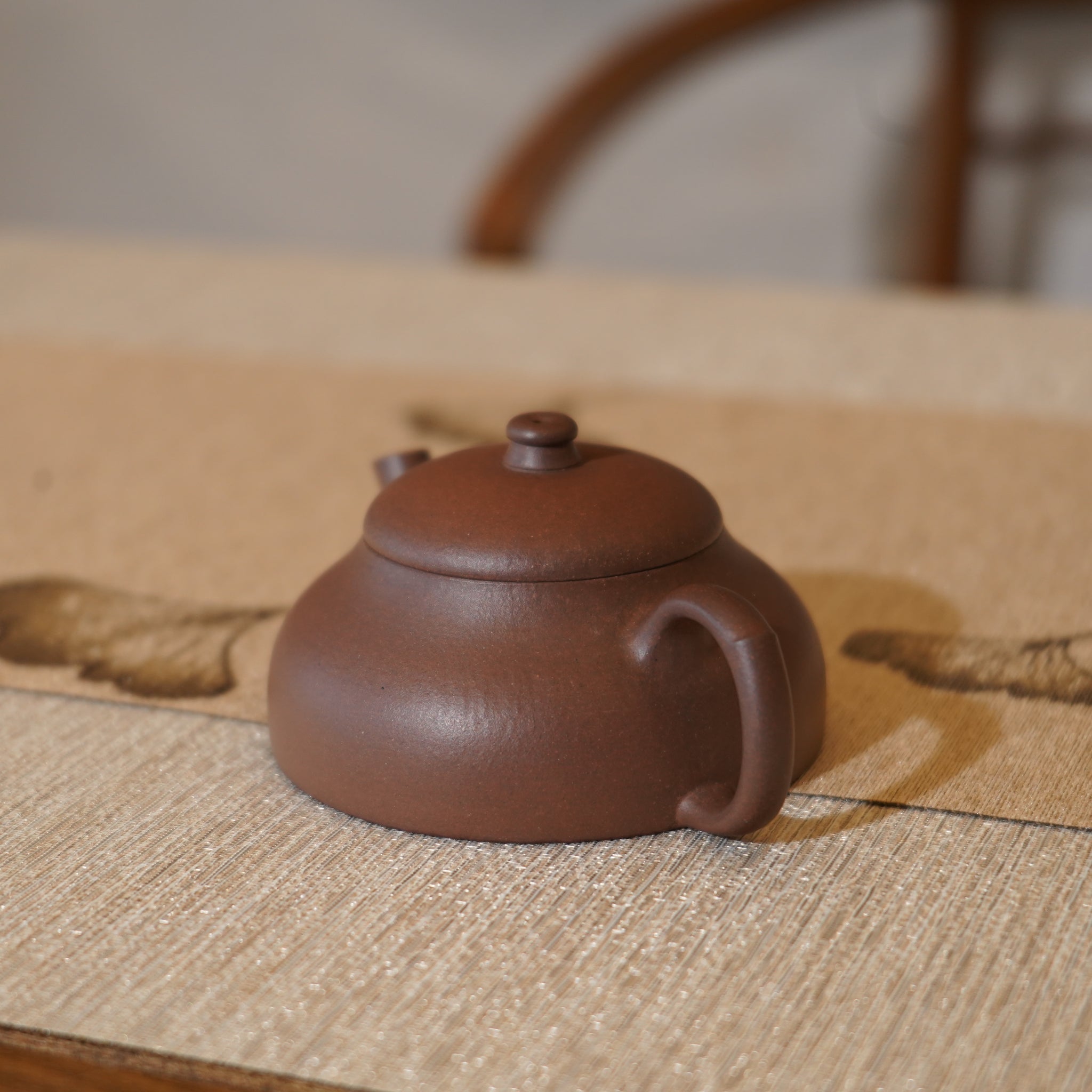 （已售出）*新品*【笠帽】全手工紫泥紫砂茶壺