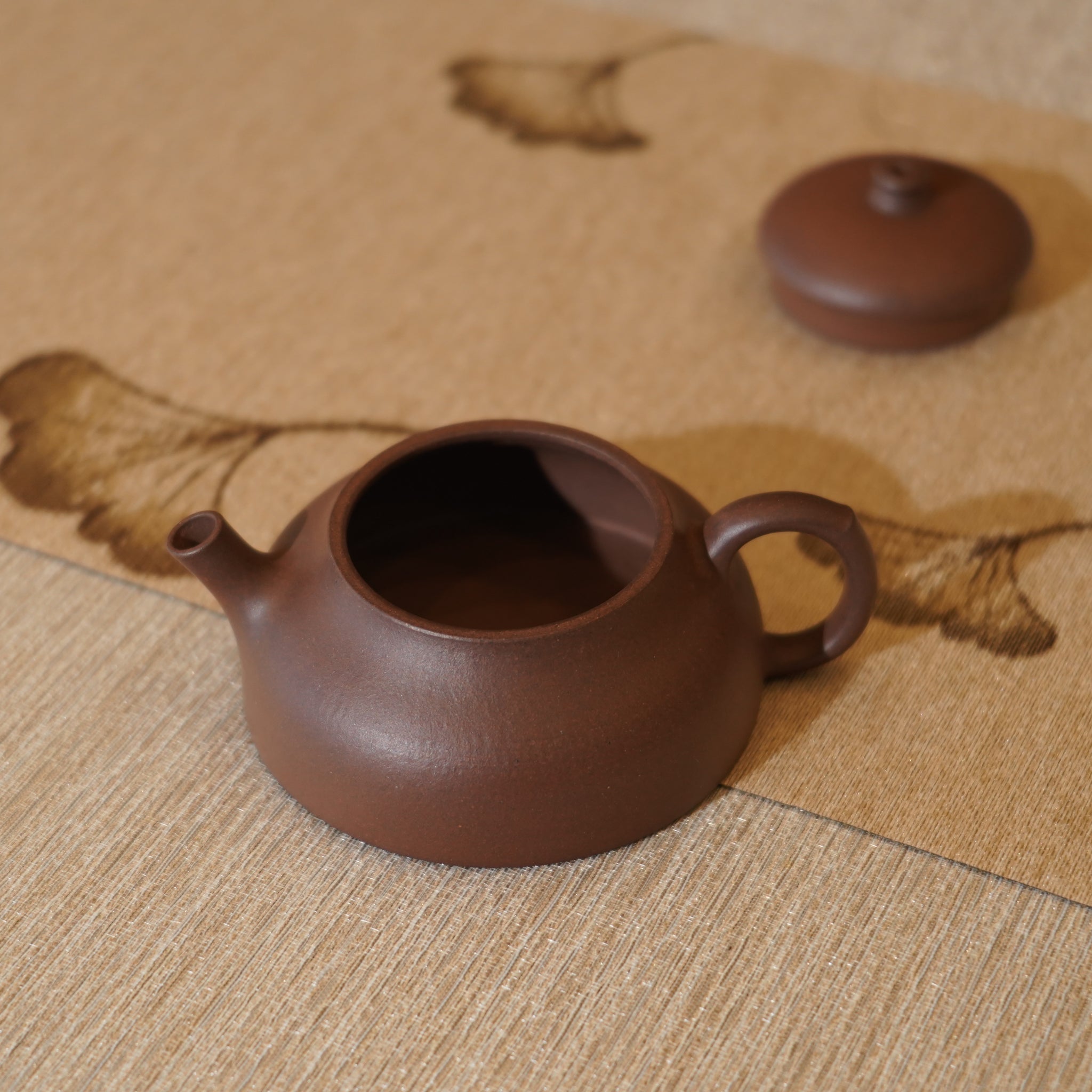 （已售出）*新品*【笠帽】全手工紫泥紫砂茶壺