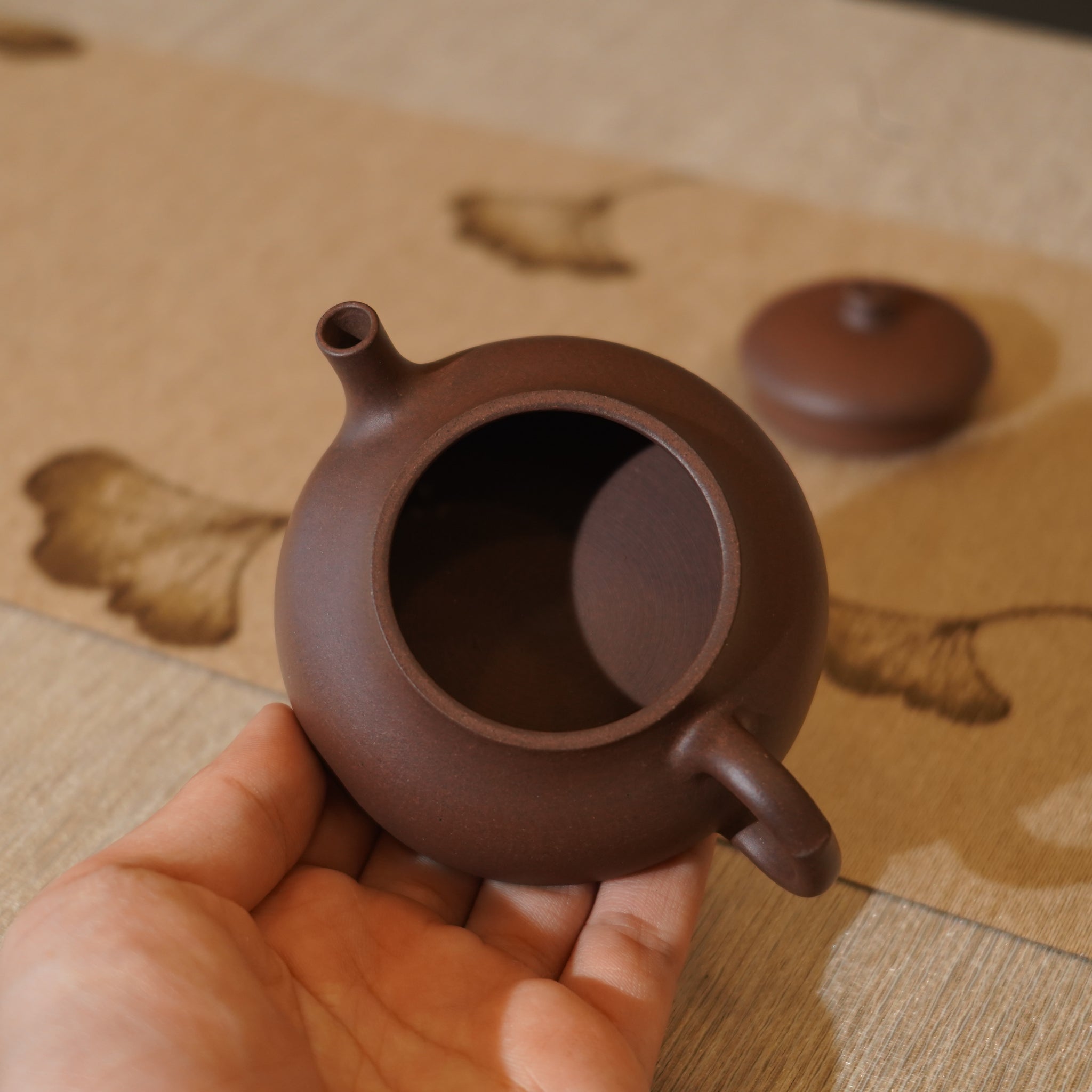 （已售出）*新品*【笠帽】全手工紫泥紫砂茶壺