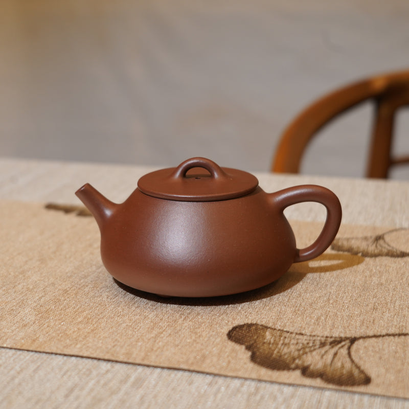 *新品*【平蓋石瓢】全手工原礦紫泥紫砂茶壺