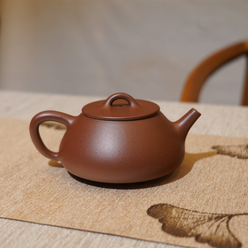 *新品*【平蓋石瓢】全手工原礦紫泥紫砂茶壺