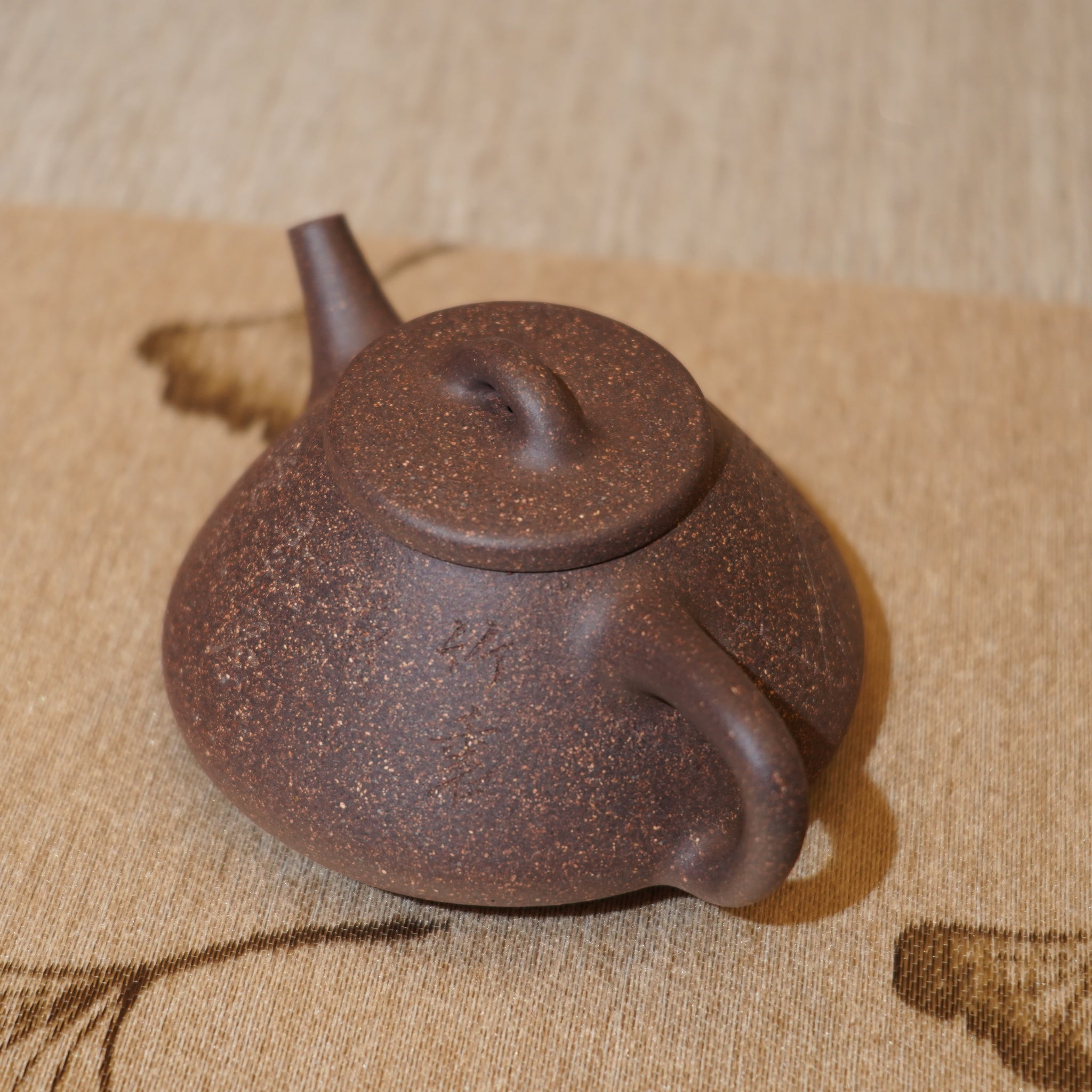 *新品*【石瓢】全手工紫泥刻字畫紫砂茶壺