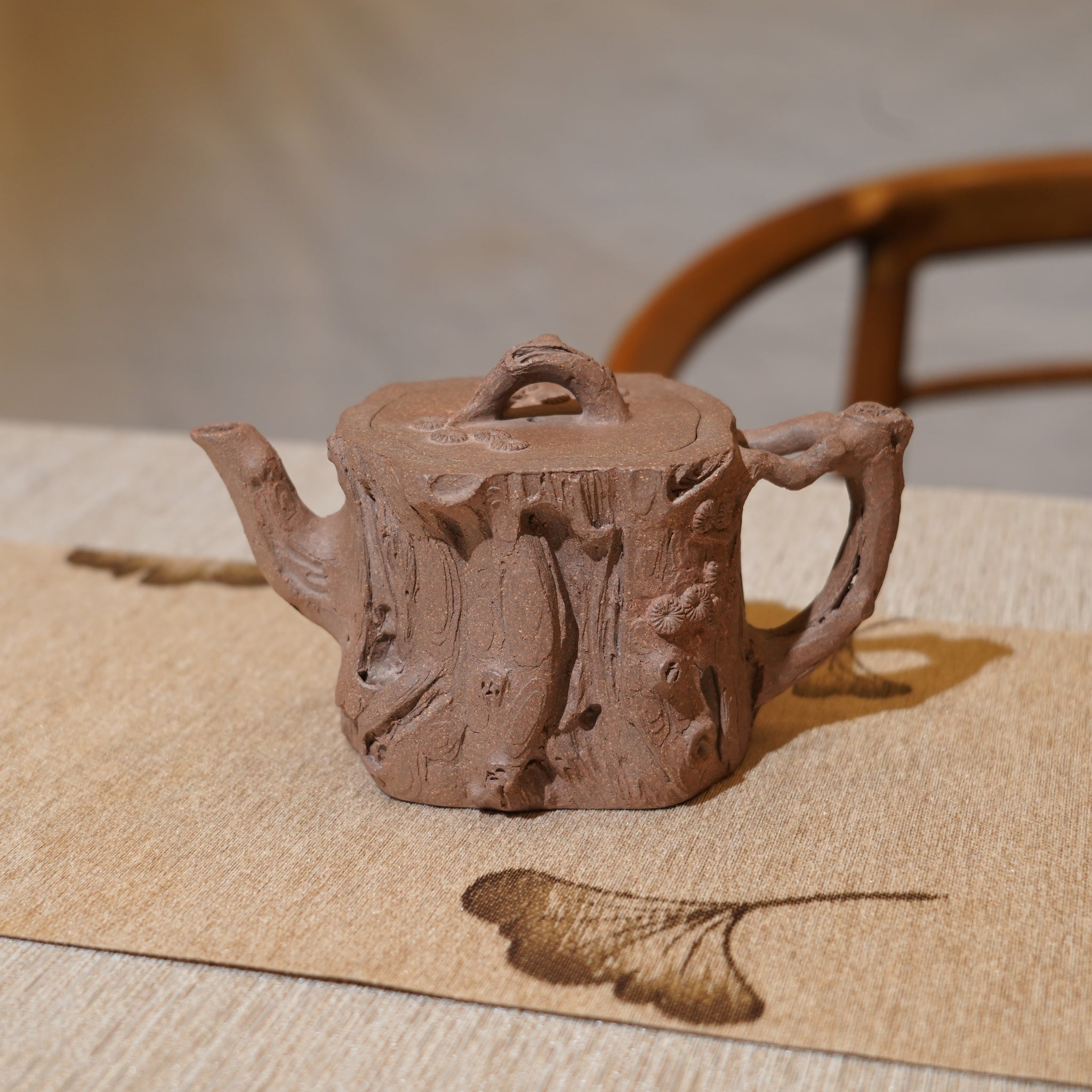 *新品*【松樁】原礦老段泥仿生紫砂茶壺