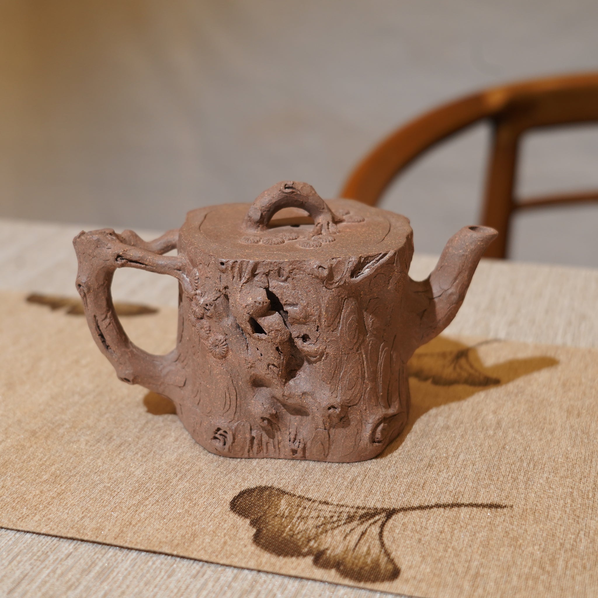 *新品*【松樁】原礦老段泥仿生紫砂茶壺