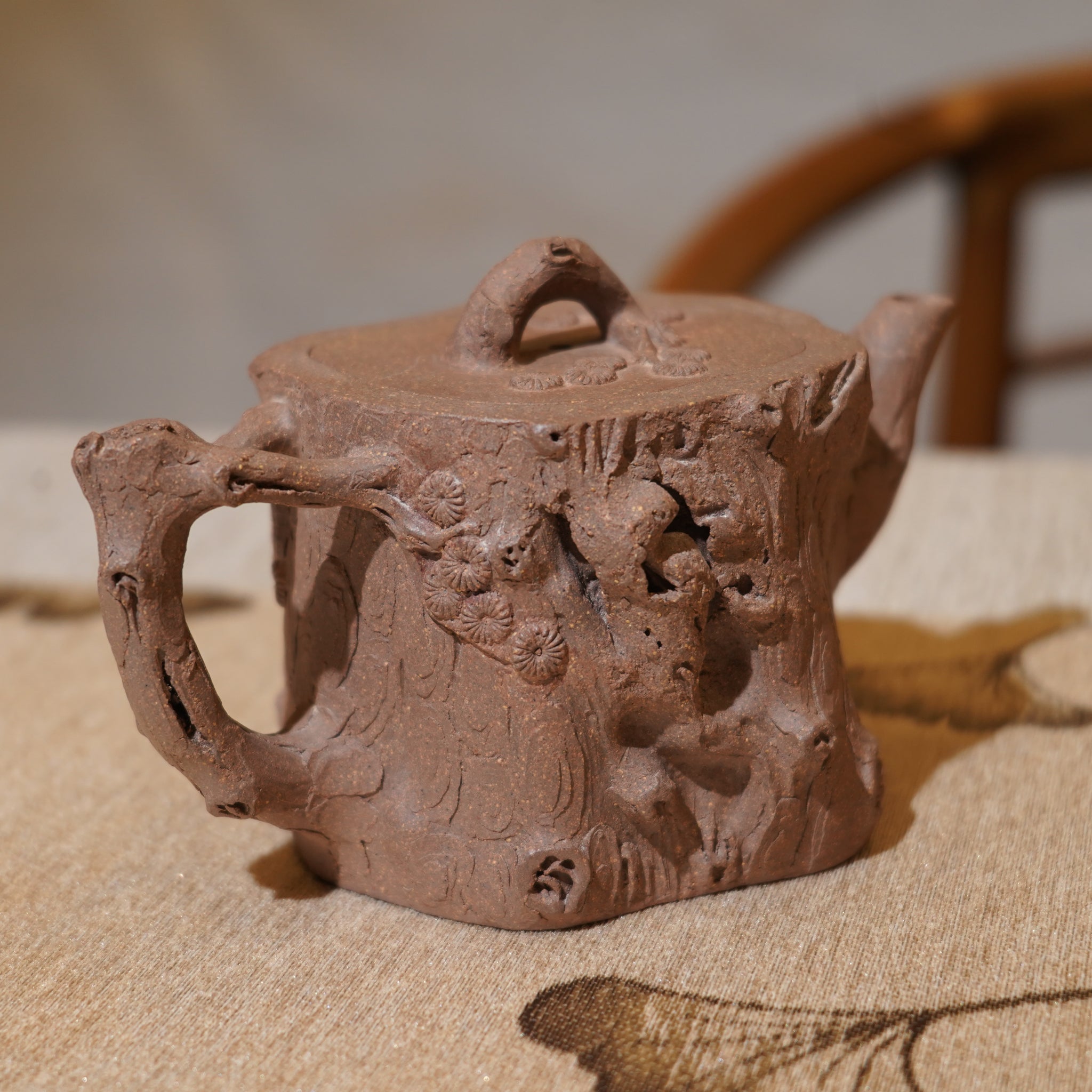 *新品*【松樁】原礦老段泥仿生紫砂茶壺