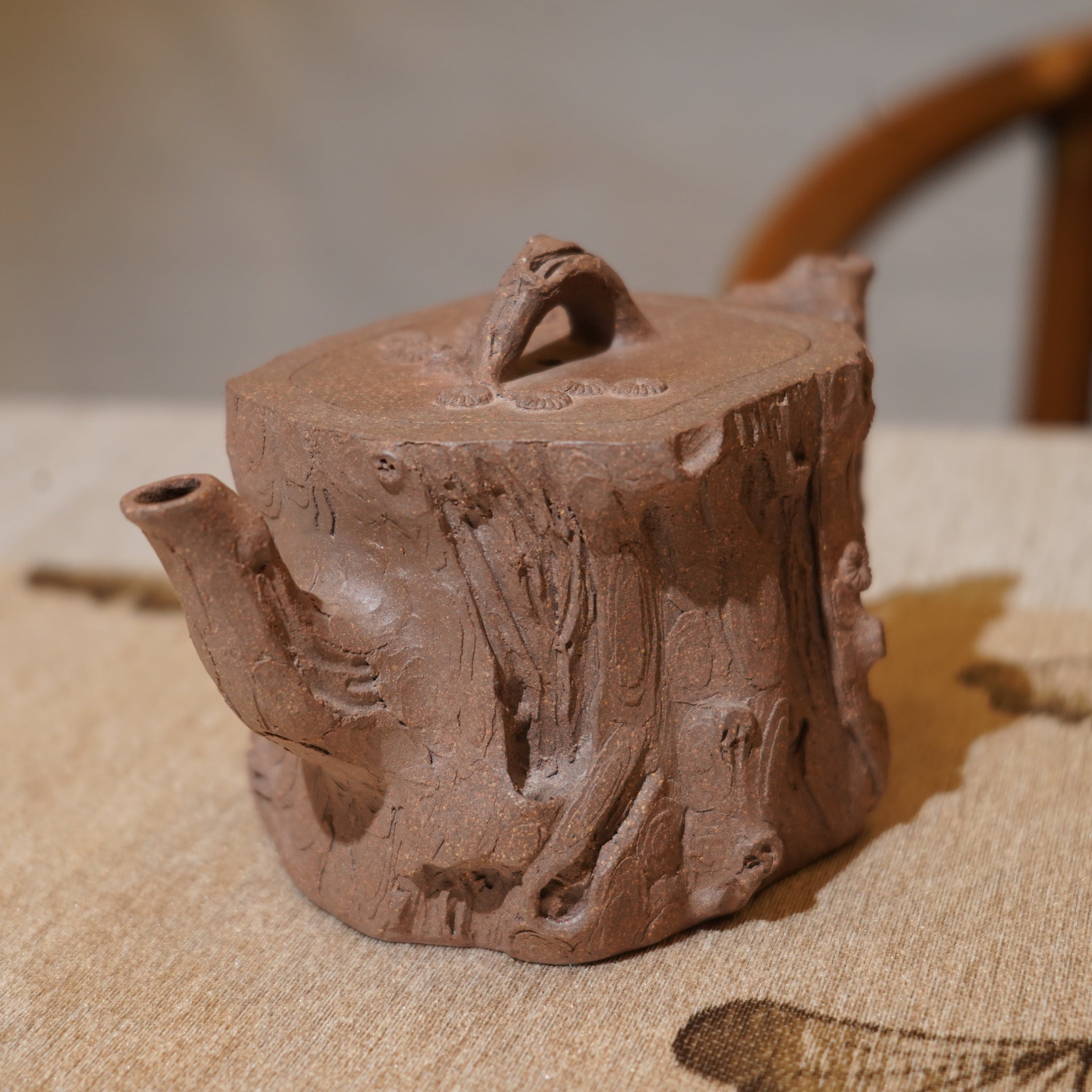 *新品*【松樁】原礦老段泥仿生紫砂茶壺