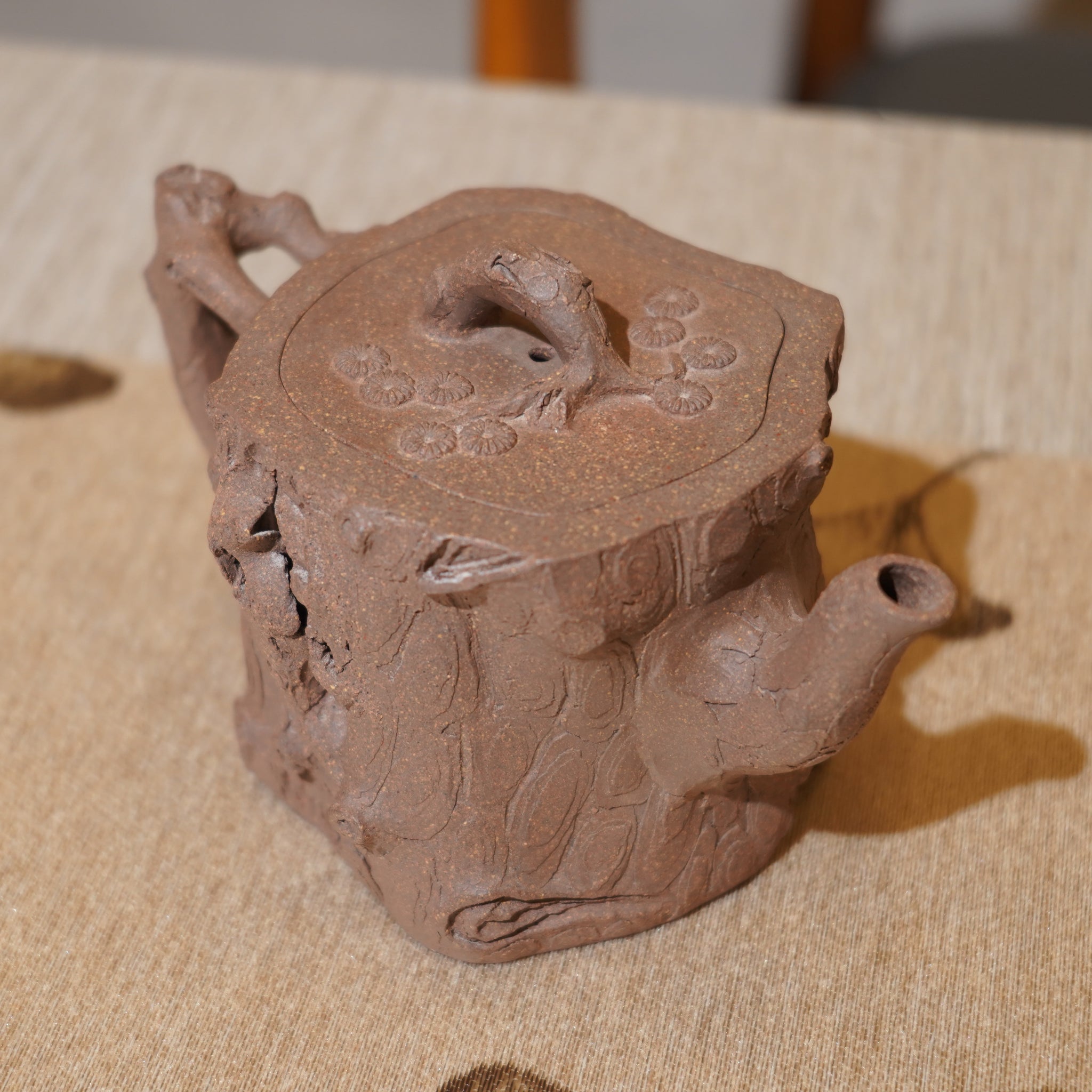 *新品*【松樁】原礦老段泥仿生紫砂茶壺