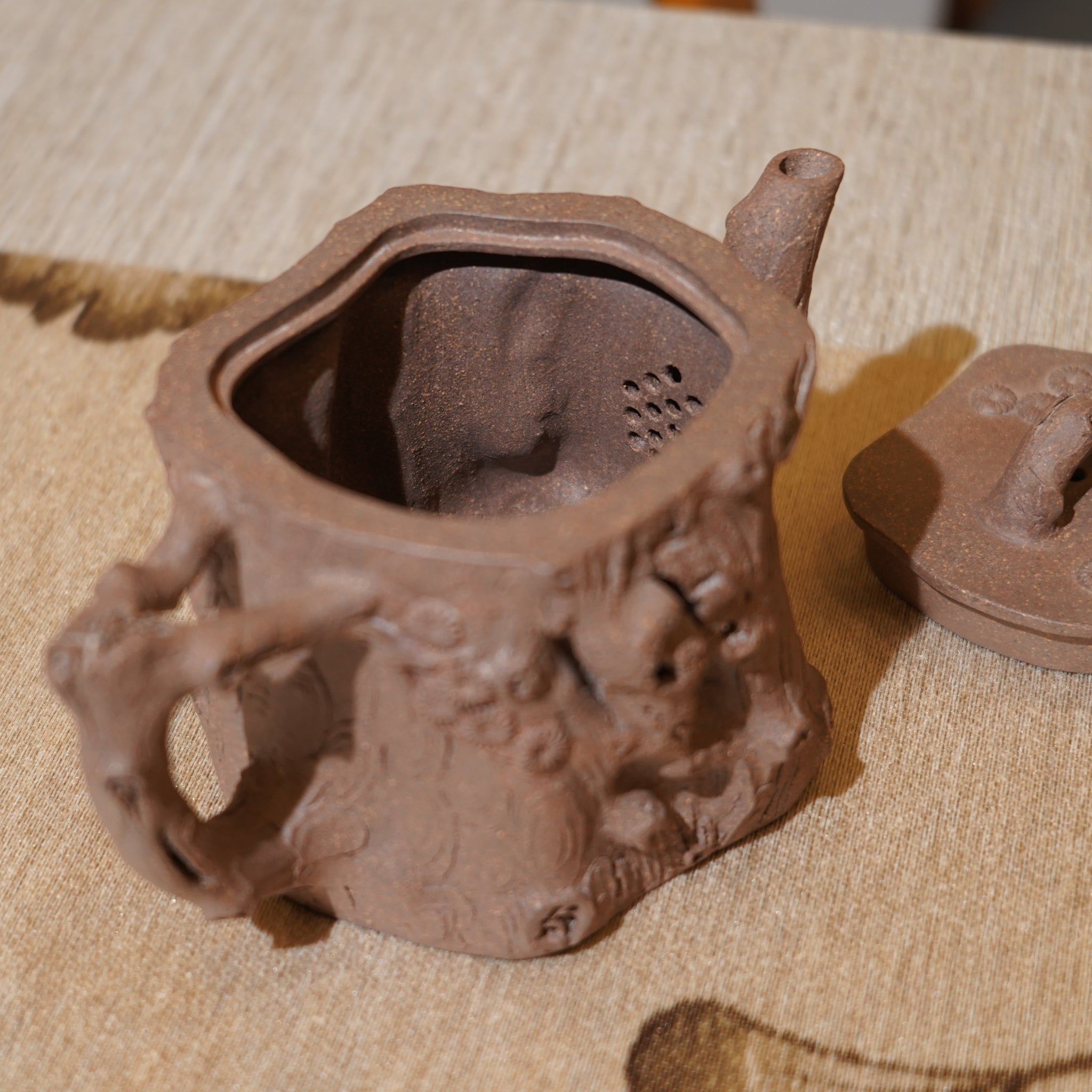 *新品*【松樁】原礦老段泥仿生紫砂茶壺