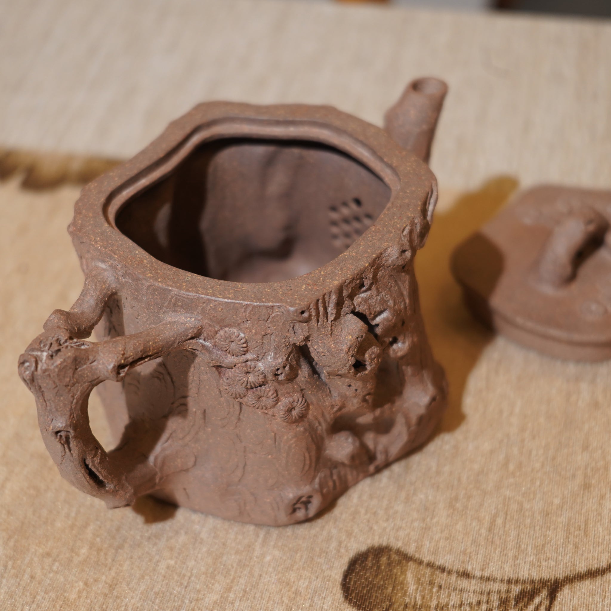 *新品*【松樁】原礦老段泥仿生紫砂茶壺