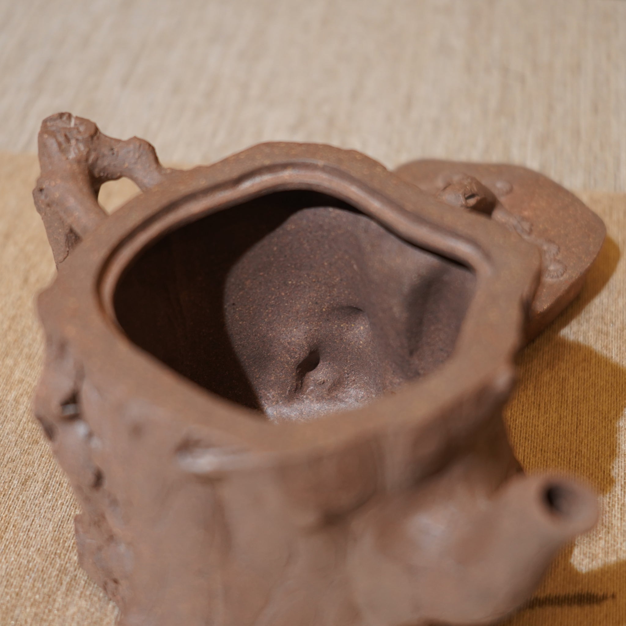 *新品*【松樁】原礦老段泥仿生紫砂茶壺