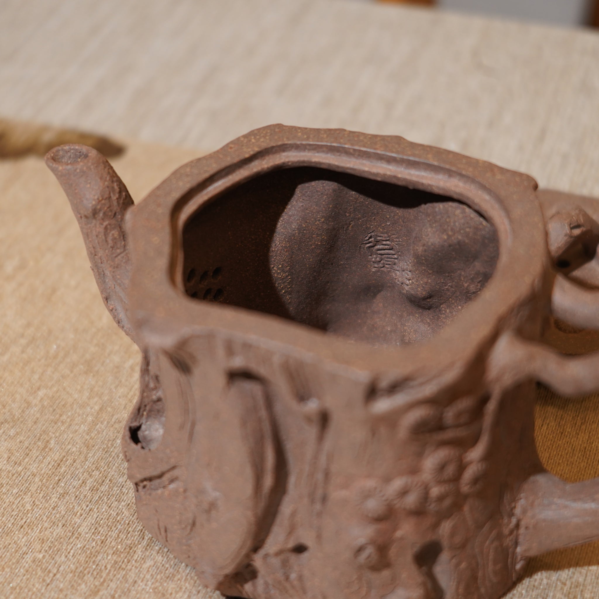 *新品*【松樁】原礦老段泥仿生紫砂茶壺