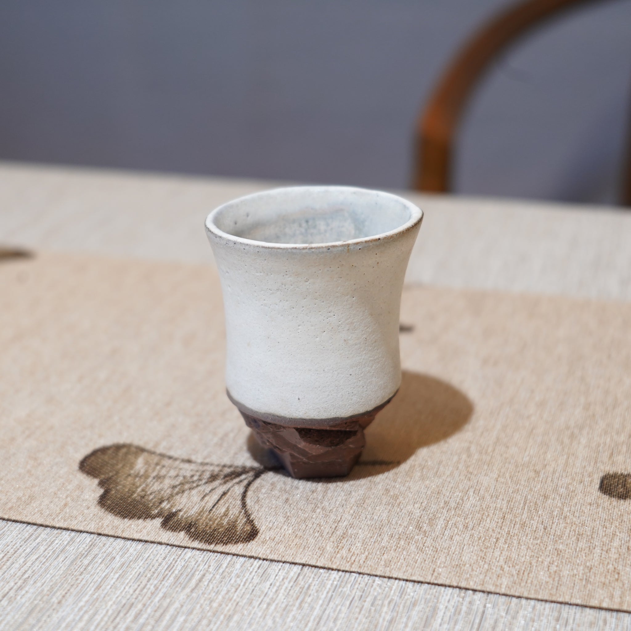 *新品*【雪隱·霜峰】全手工紅陶炻器主人杯