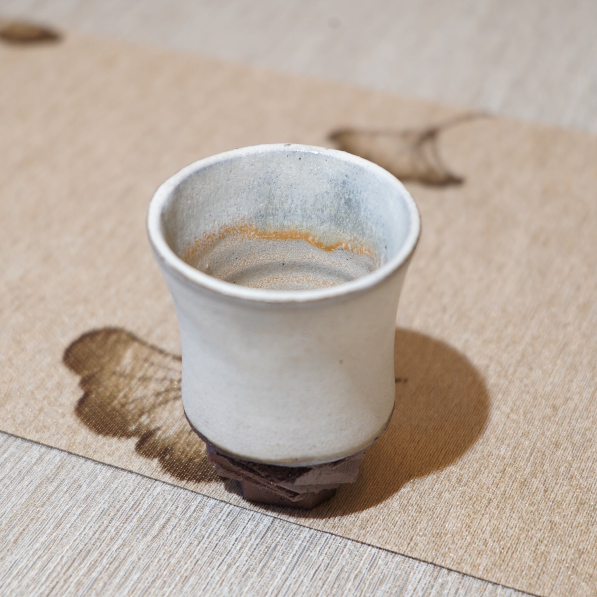 *新品*【雪隱·霜峰】全手工紅陶炻器主人杯