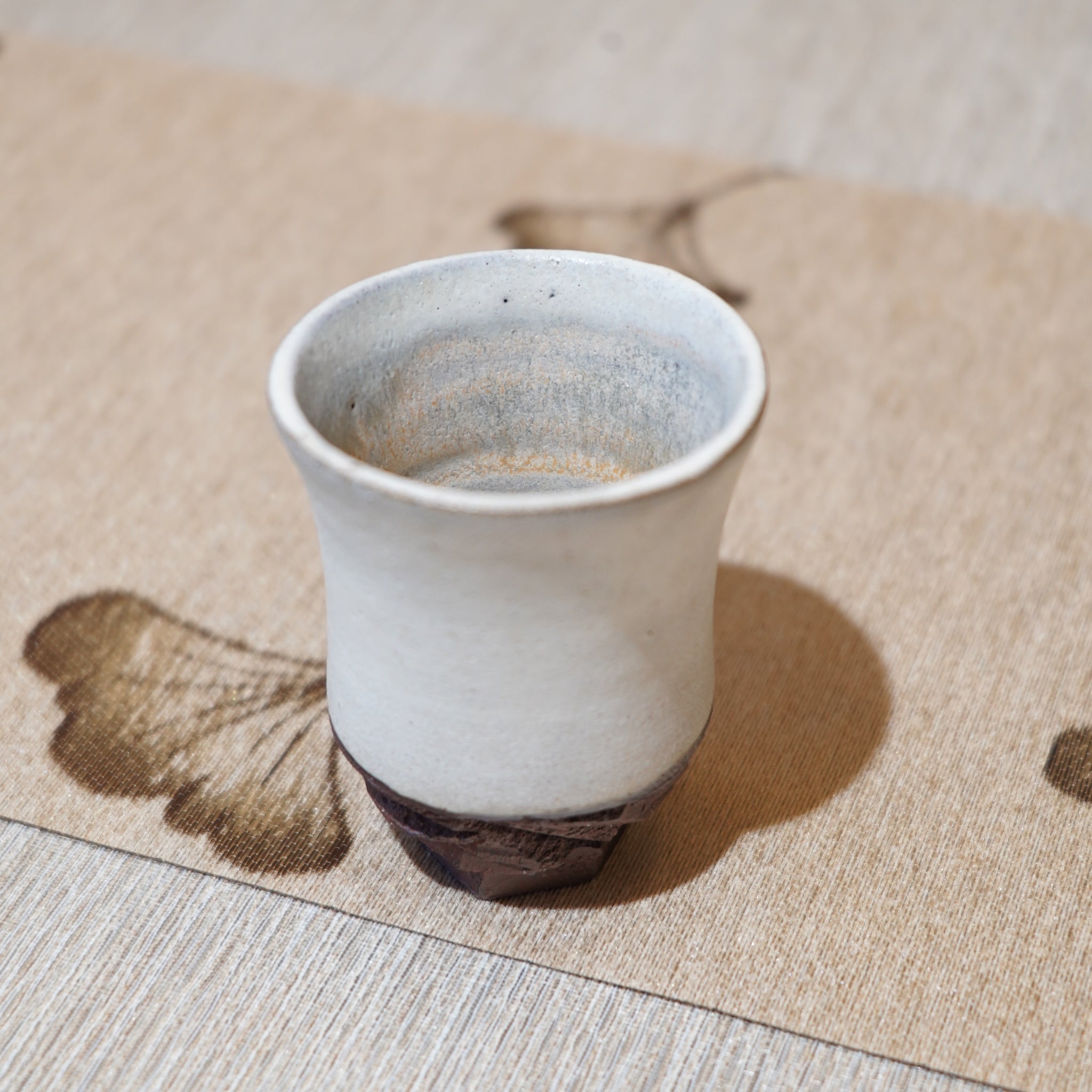 *新品*【雪隱·霜峰】全手工紅陶炻器主人杯