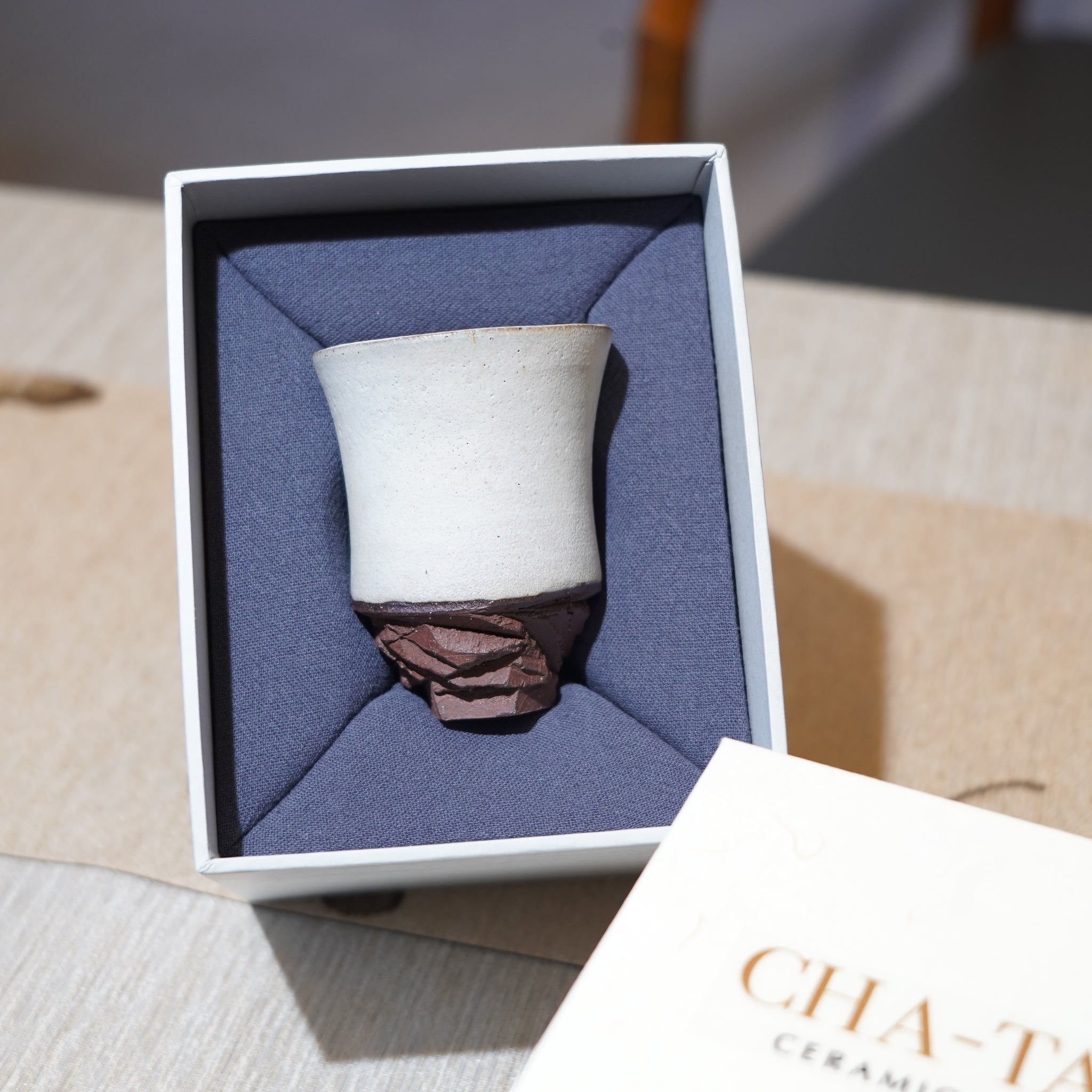 *新品*【雪隱·霜峰】全手工紅陶炻器主人杯