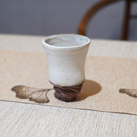 *新品*【雪隱·霜峰】全手工紅陶炻器主人杯