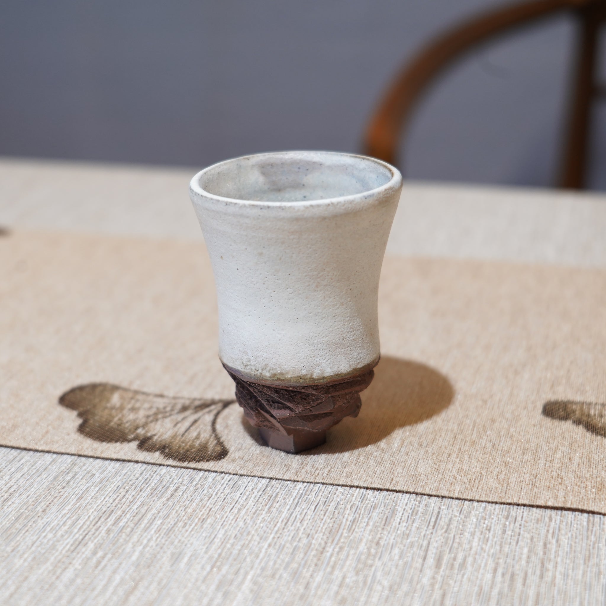 *新品*【雪隱·霜峰】全手工紅陶炻器主人杯