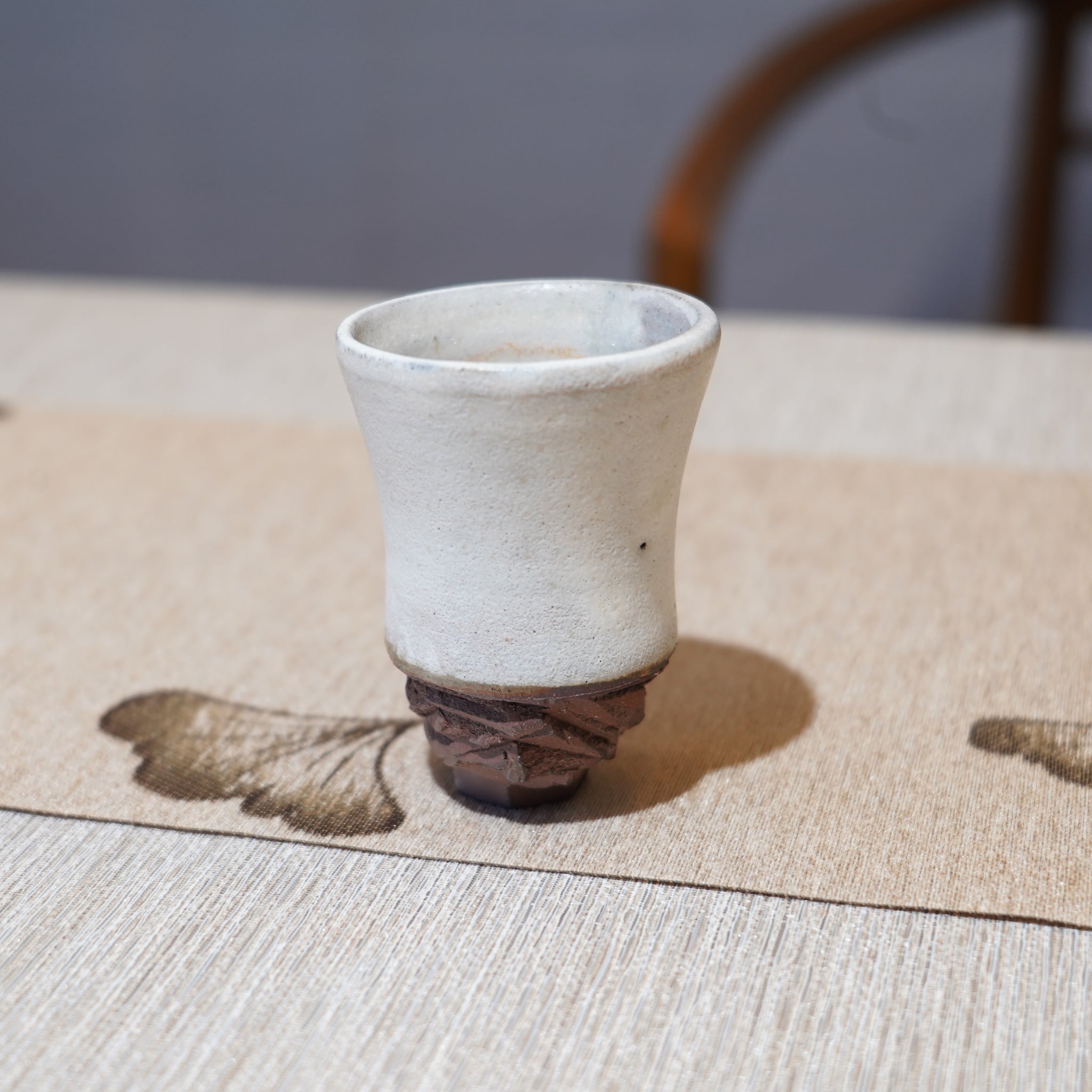 *新品*【雪隱·霜峰】全手工紅陶炻器主人杯