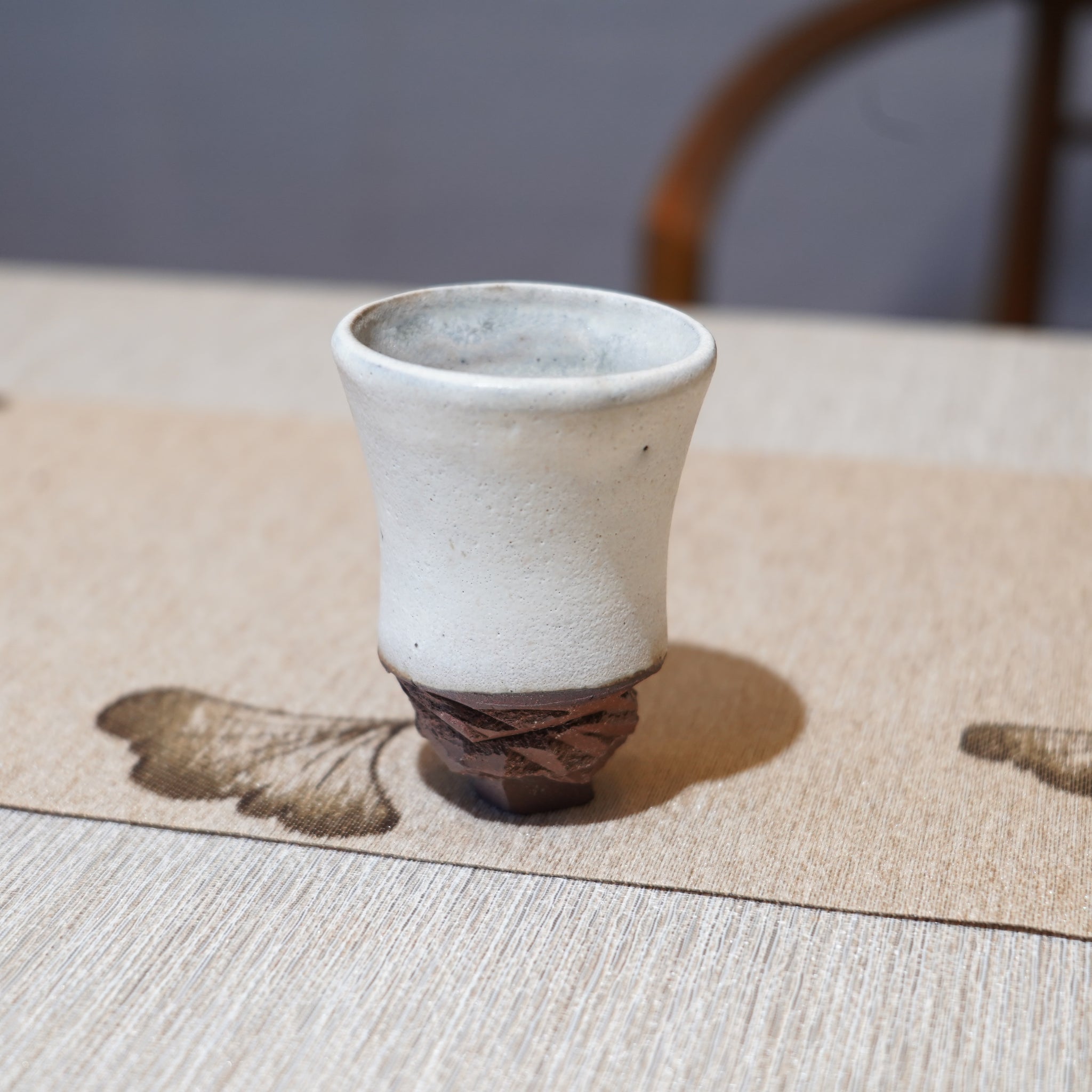 *新品*【雪隱·霜峰】全手工紅陶炻器主人杯