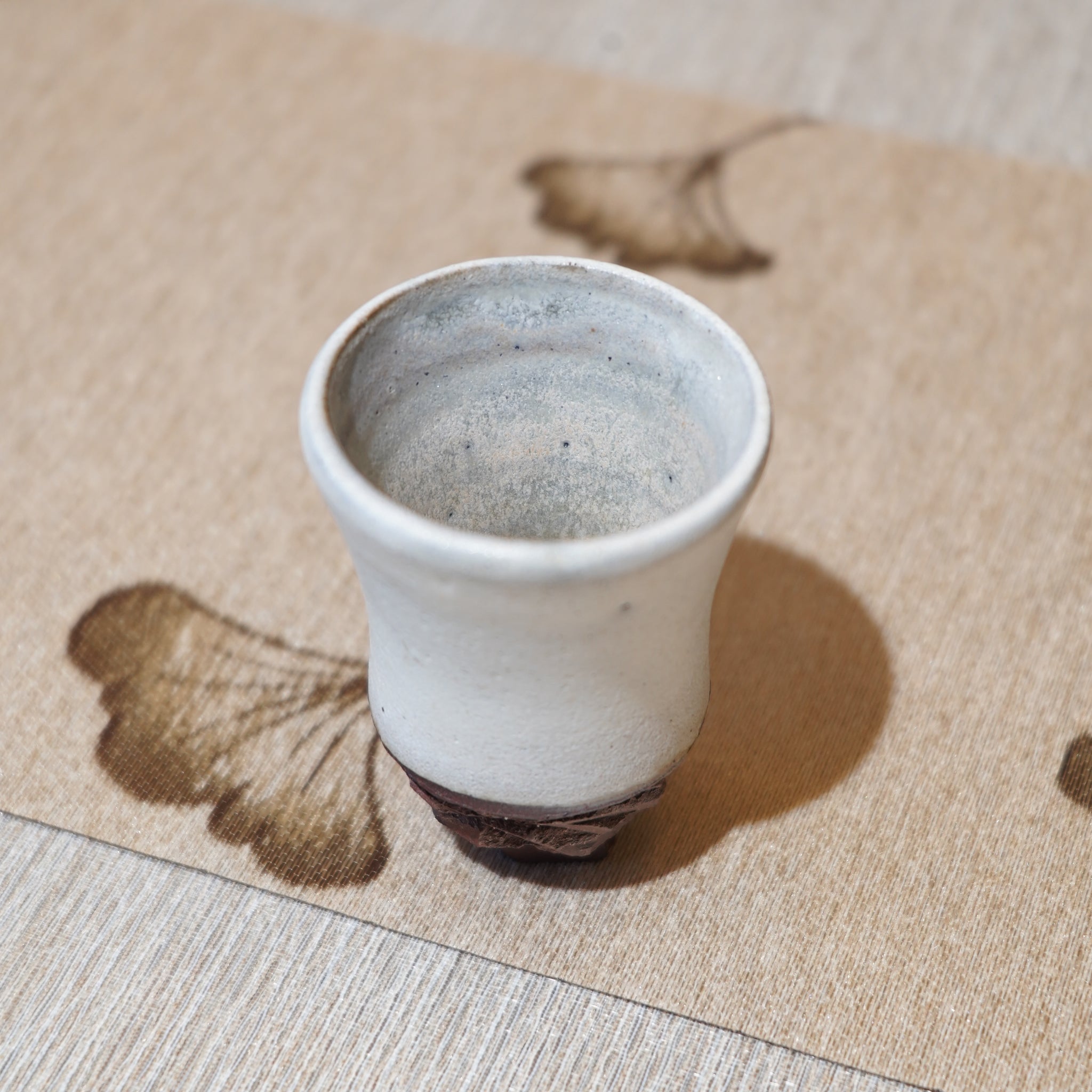 *新品*【雪隱·霜峰】全手工紅陶炻器主人杯