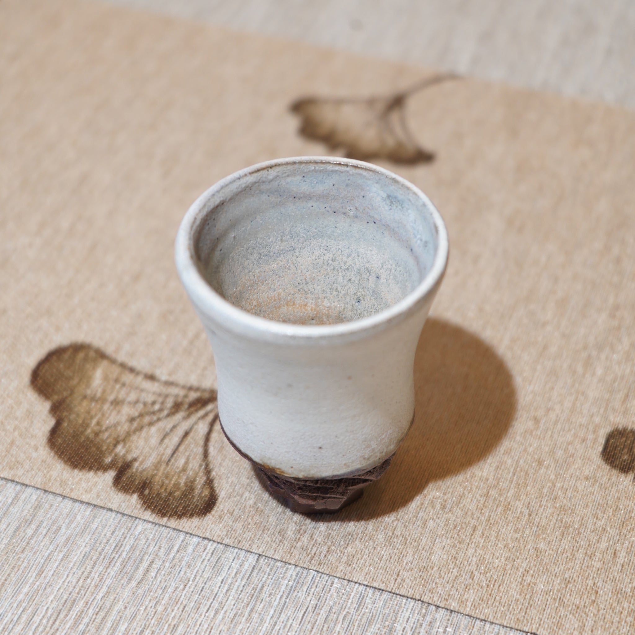 *新品*【雪隱·霜峰】全手工紅陶炻器主人杯