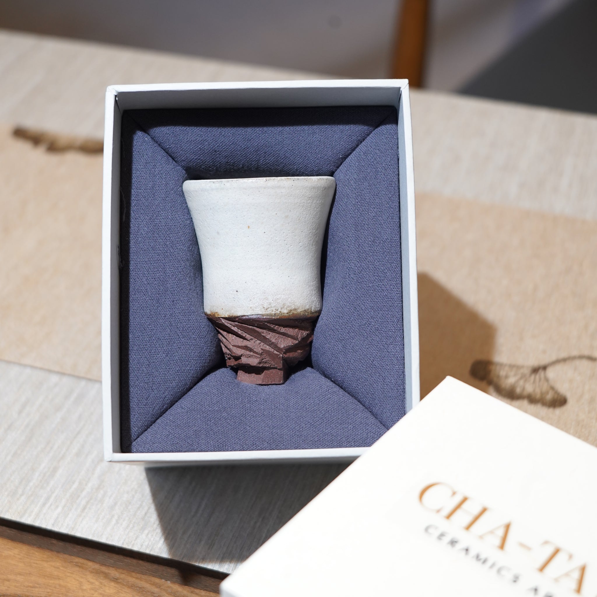 *新品*【雪隱·霜峰】全手工紅陶炻器主人杯