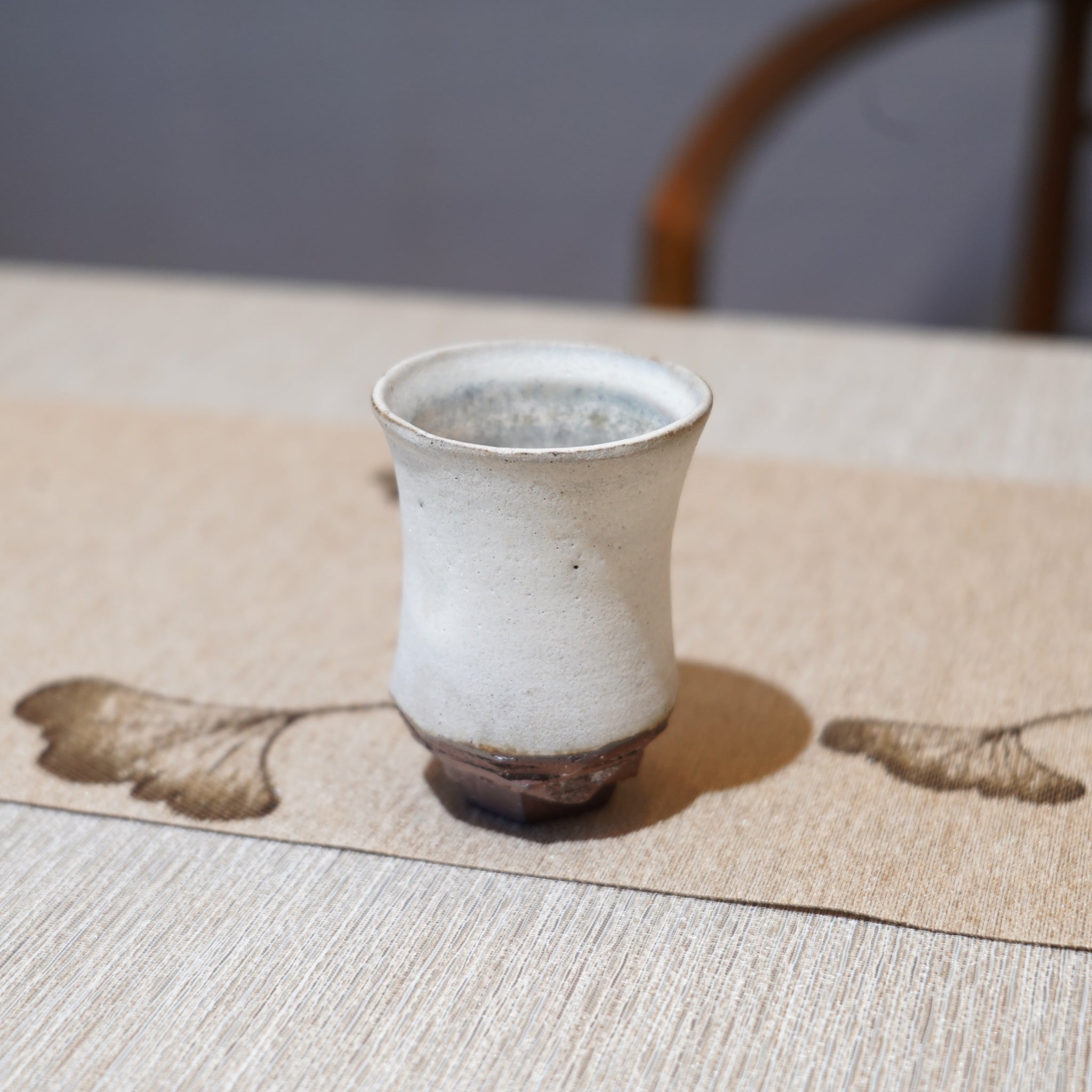 *新品*【雪隱·霜峰】全手工紅陶炻器主人杯