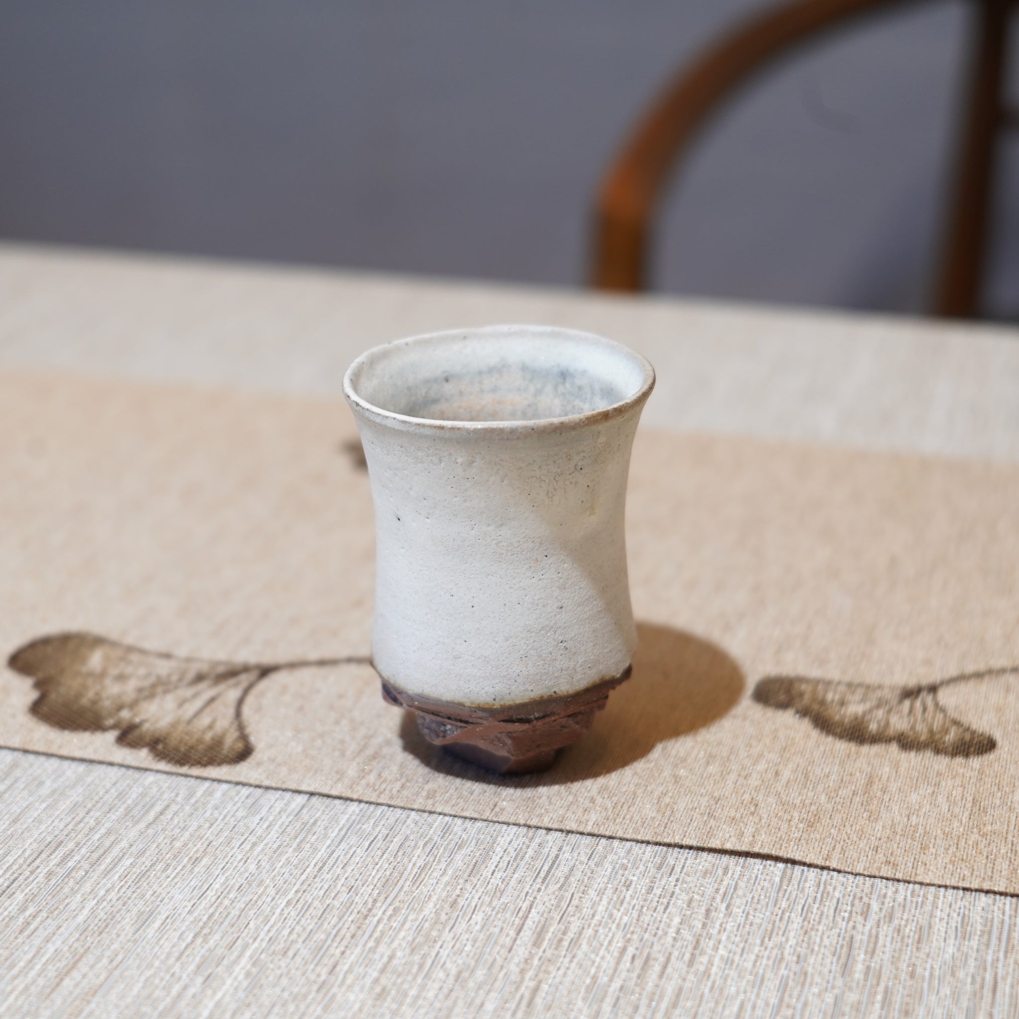 *新品*【雪隱·霜峰】全手工紅陶炻器主人杯