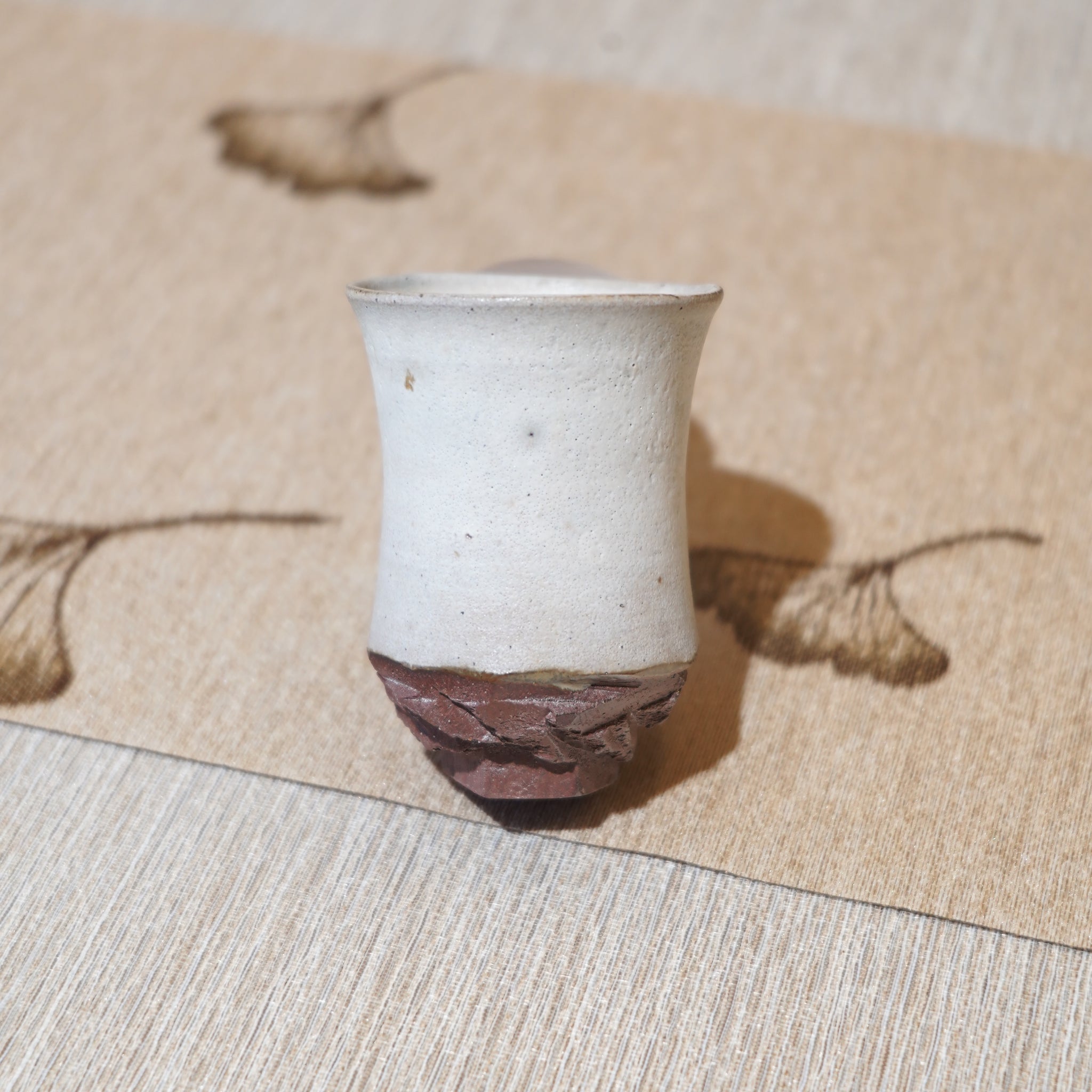 *新品*【雪隱·霜峰】全手工紅陶炻器主人杯