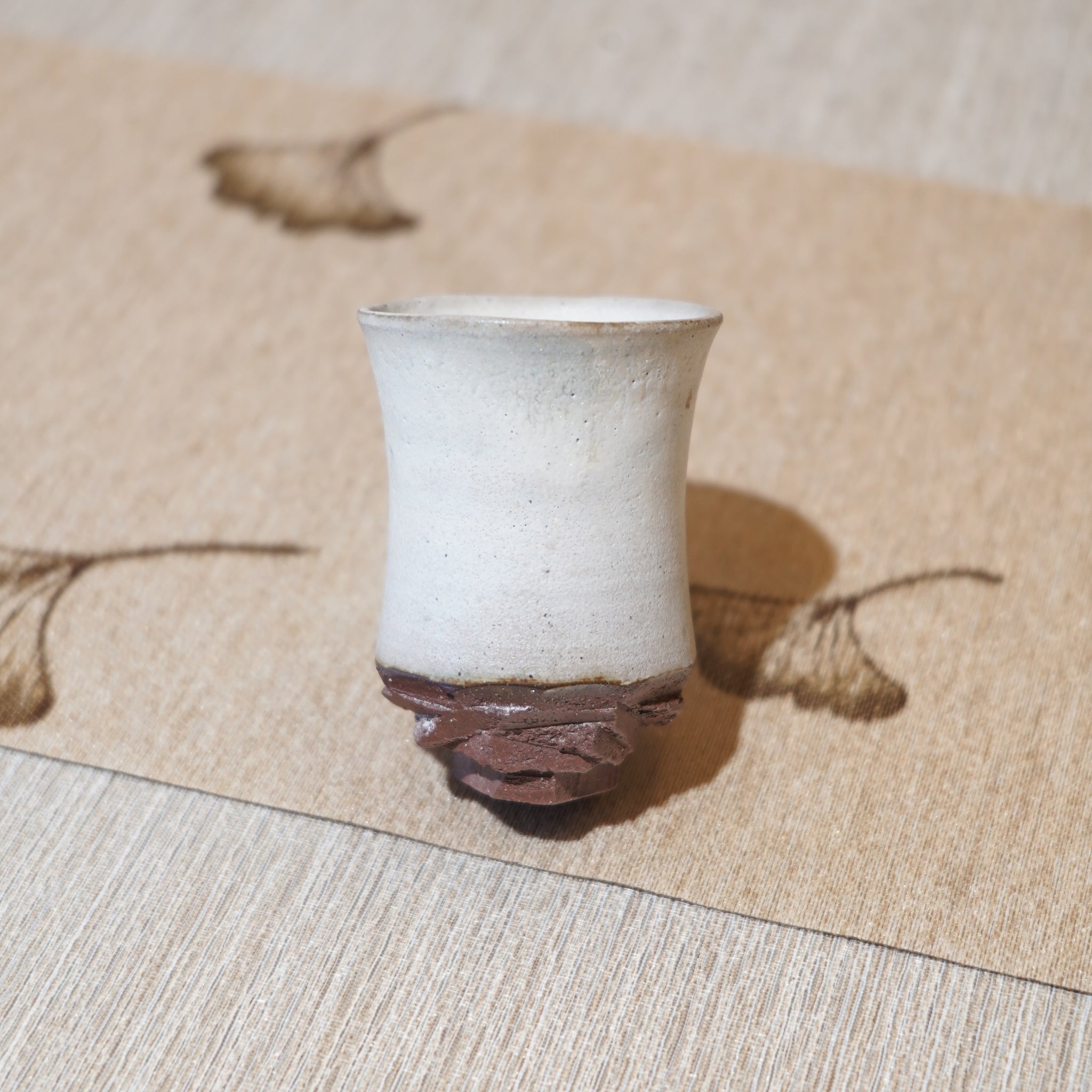 *新品*【雪隱·霜峰】全手工紅陶炻器主人杯