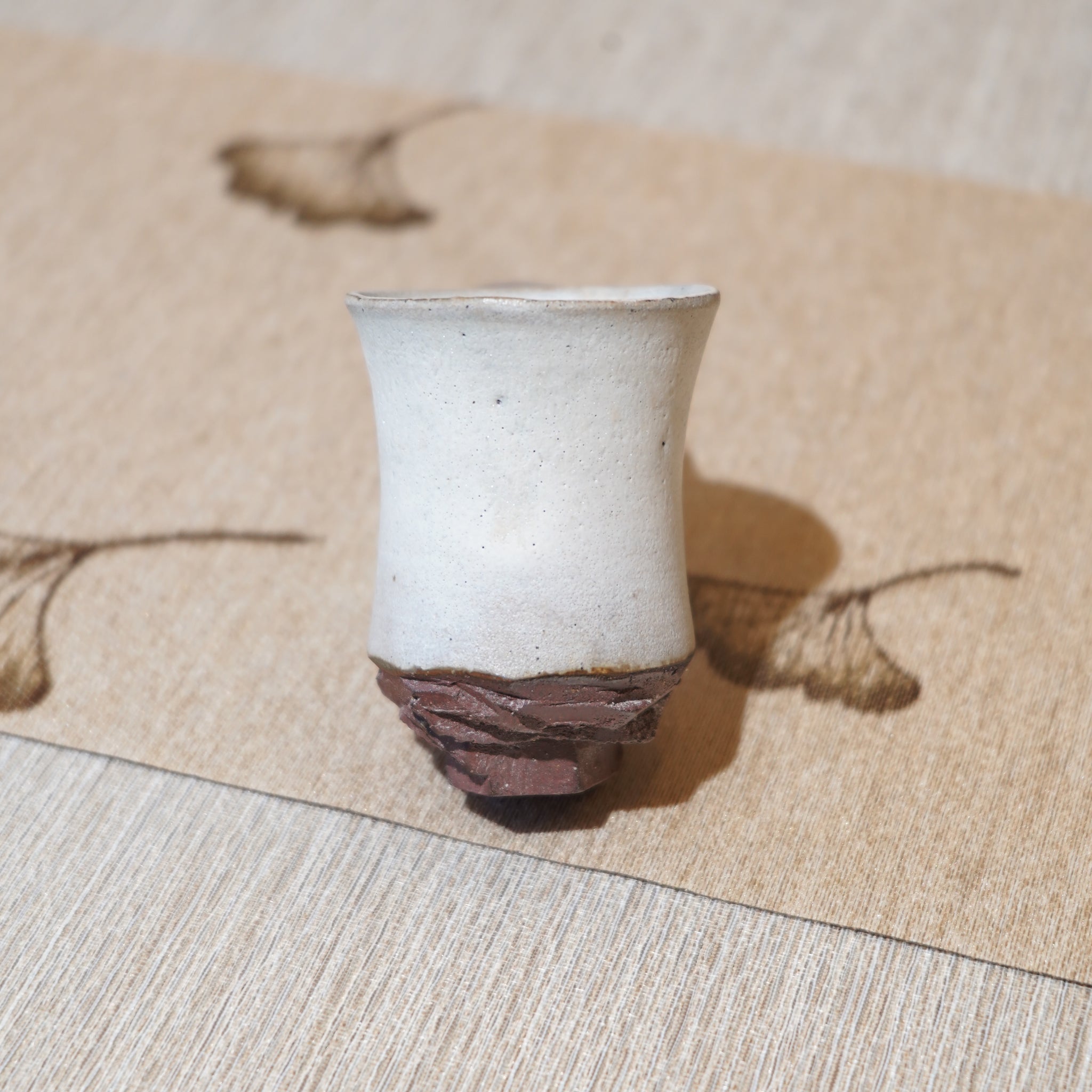 *新品*【雪隱·霜峰】全手工紅陶炻器主人杯